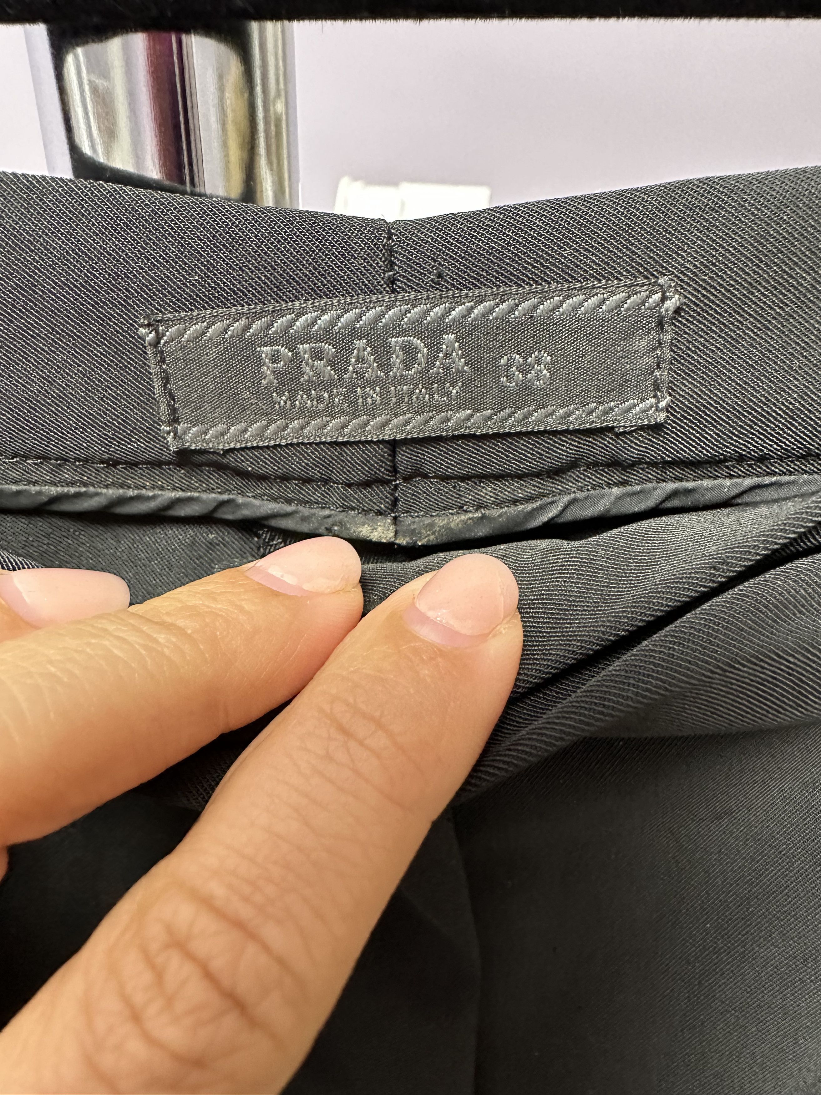 Prada Prada classic black pants Size 27" / US 4 / IT 40 - 4 Thumbnail