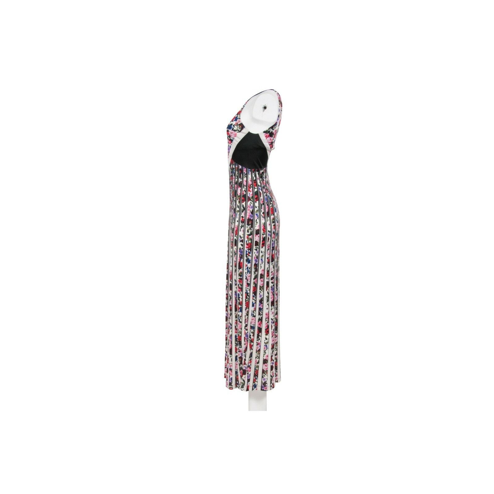 Mary Katrantzou Mary Katrantzou Maxi Dress Size Small White Pink Floral Visc Size S / US 4 / IT 40 - 5 Thumbnail