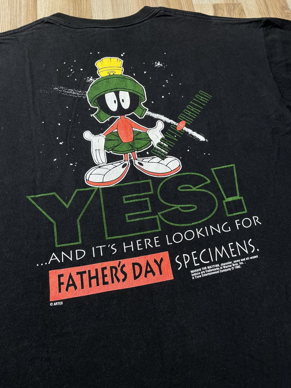 Vintage × Warner Bros Marvin The Martian Looney Tunes Alien Vintage 1992 Tee Size US XL / EU 56 / 4 - 5 Thumbnail