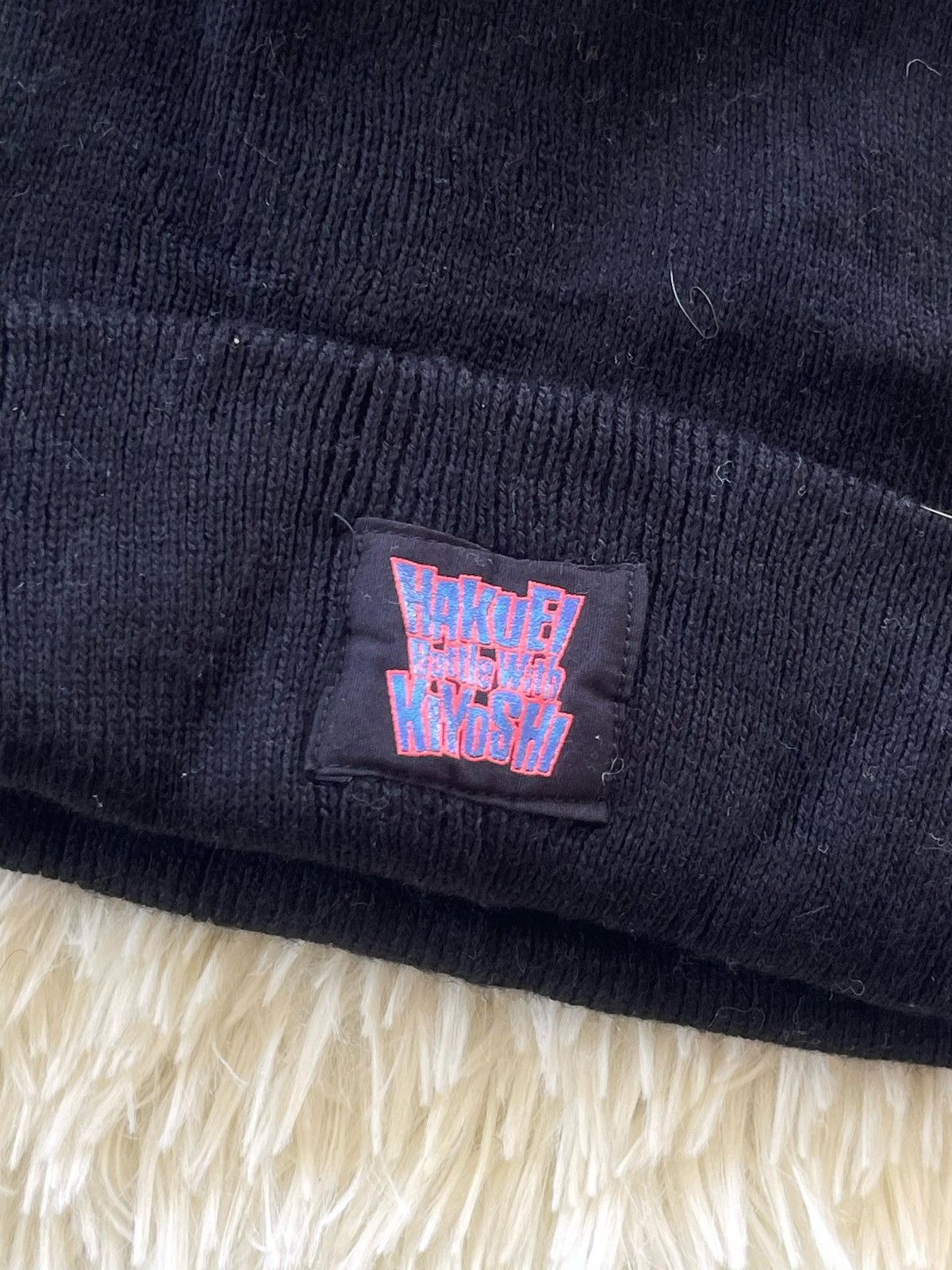Anime × Japanese Brand Hakue Battle With Kiyoshi Skull Beanie Hat Size ONE SIZE - 7 Thumbnail