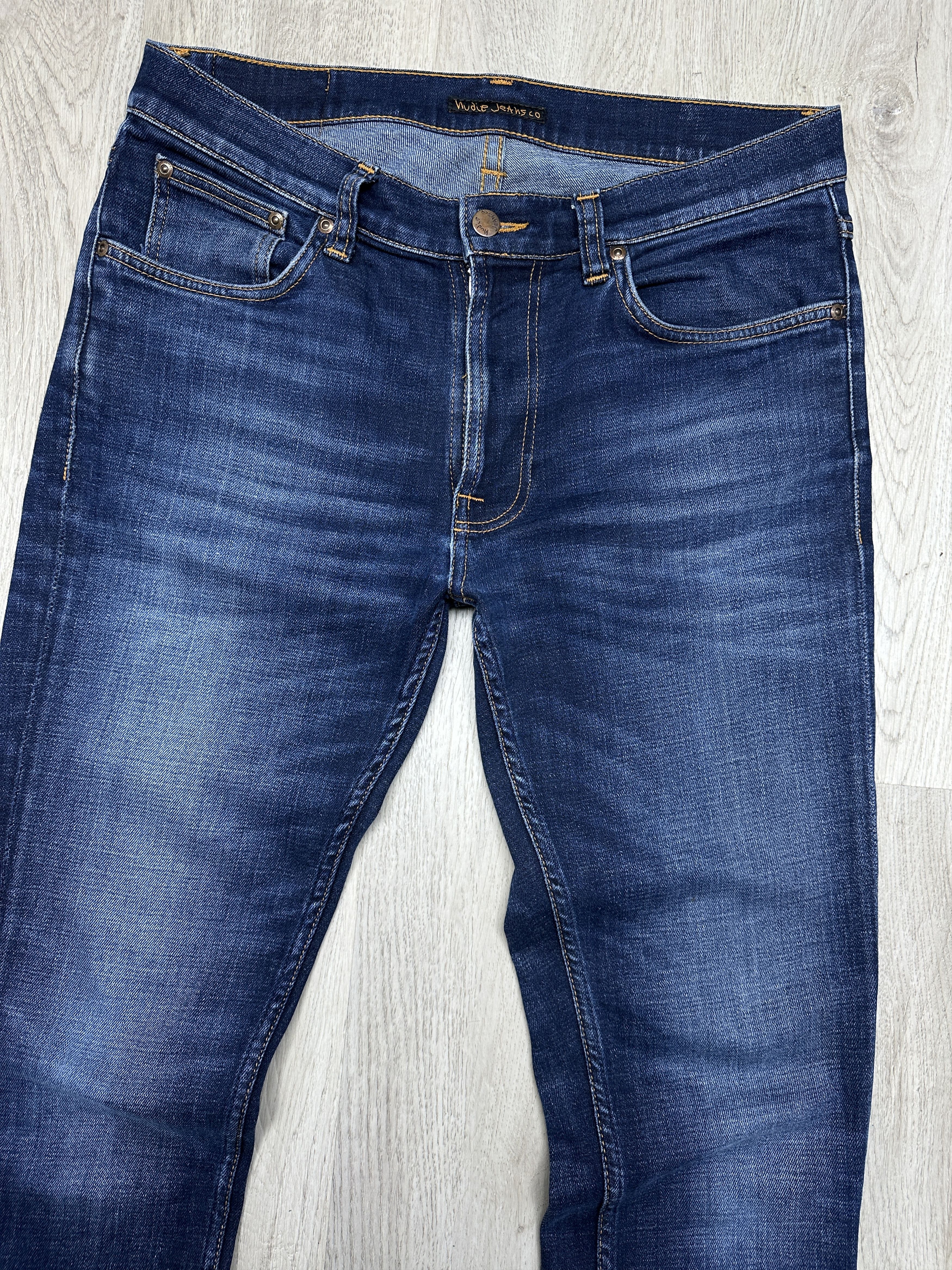 Nudie Jeans Nudie Jeans Lean Dean Vintage Mens Denim Pants Size US 31 - 5 Thumbnail