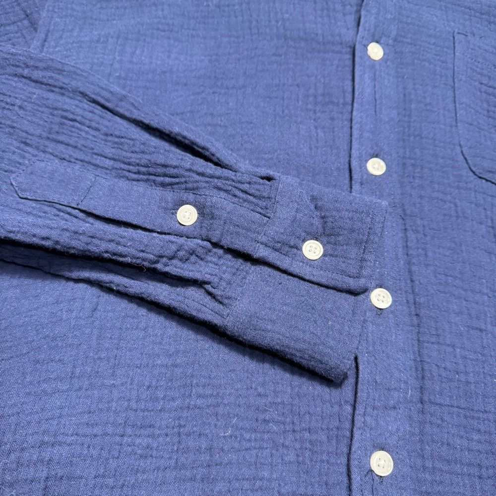 Joe's NWT New Joe's Cotton Gauze Camp Navy Long Sleeve Shirt Size Size US S / EU 44-46 / 1 - 4 Thumbnail