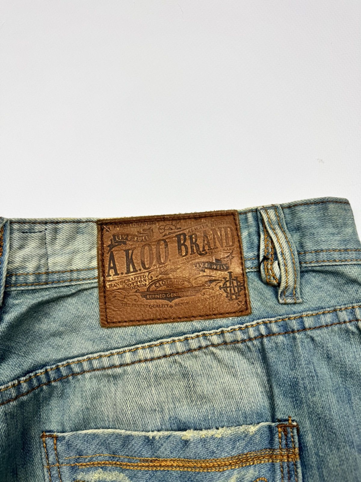 If Six Was Nine Vintage IfSixWasNine Style Distressed Fade Y2k Jeans Size US 38 / EU 54 - 4 Thumbnail