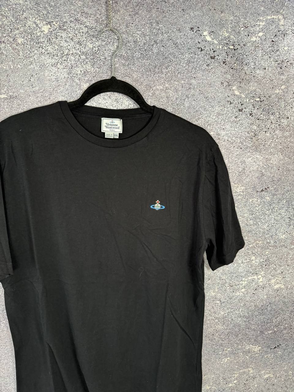 Vivienne Westwood Vivienne Westwood Orbital Embroidered Black Tee 2XL Size US XXL / EU 58 / 5 - 2 Thumbnail