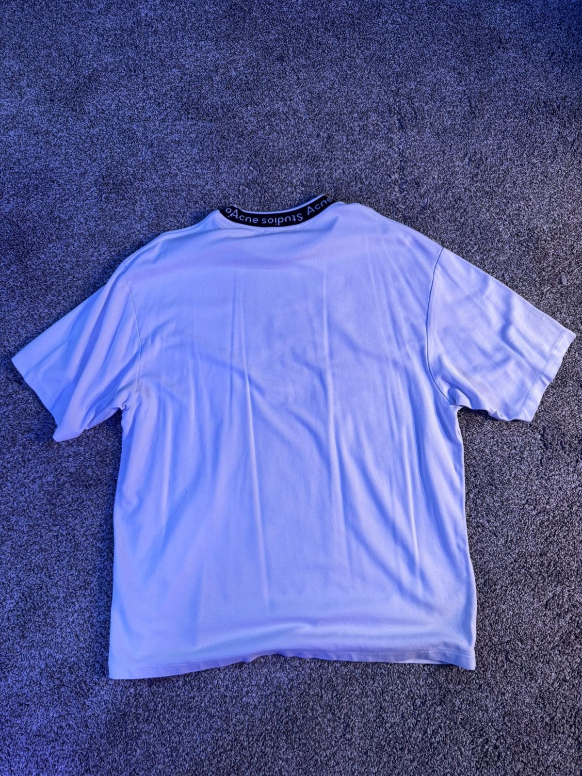Acne Studios Acne Studios Logo Binding Short Sleeve T-Shirt White Size US XL / EU 56 / 4 - 3 Thumbnail