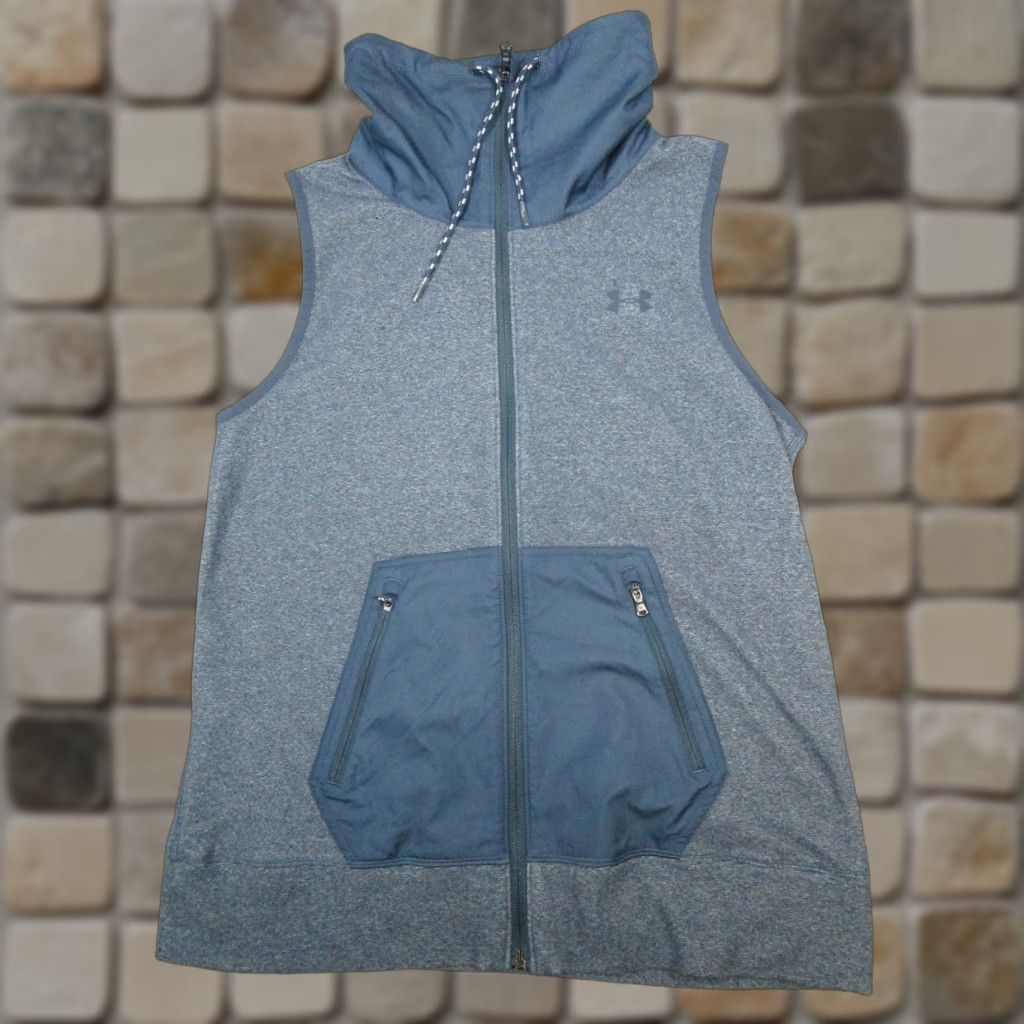 Under Armour Under Armour Vest Mens M Blue Coldgear Full Zip Windbreaker Size US M / EU 48-50 / 2 - 1 Thumbnail