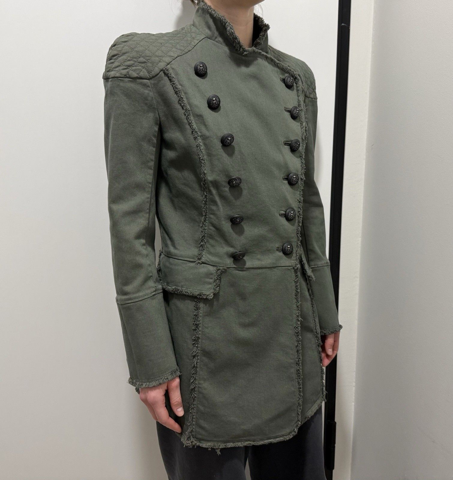 Pierre Balmain Pierre Balmain Double Breasted Military Napoleon Blazer Size XS / US 0-2 / IT 36-38 - 6 Thumbnail