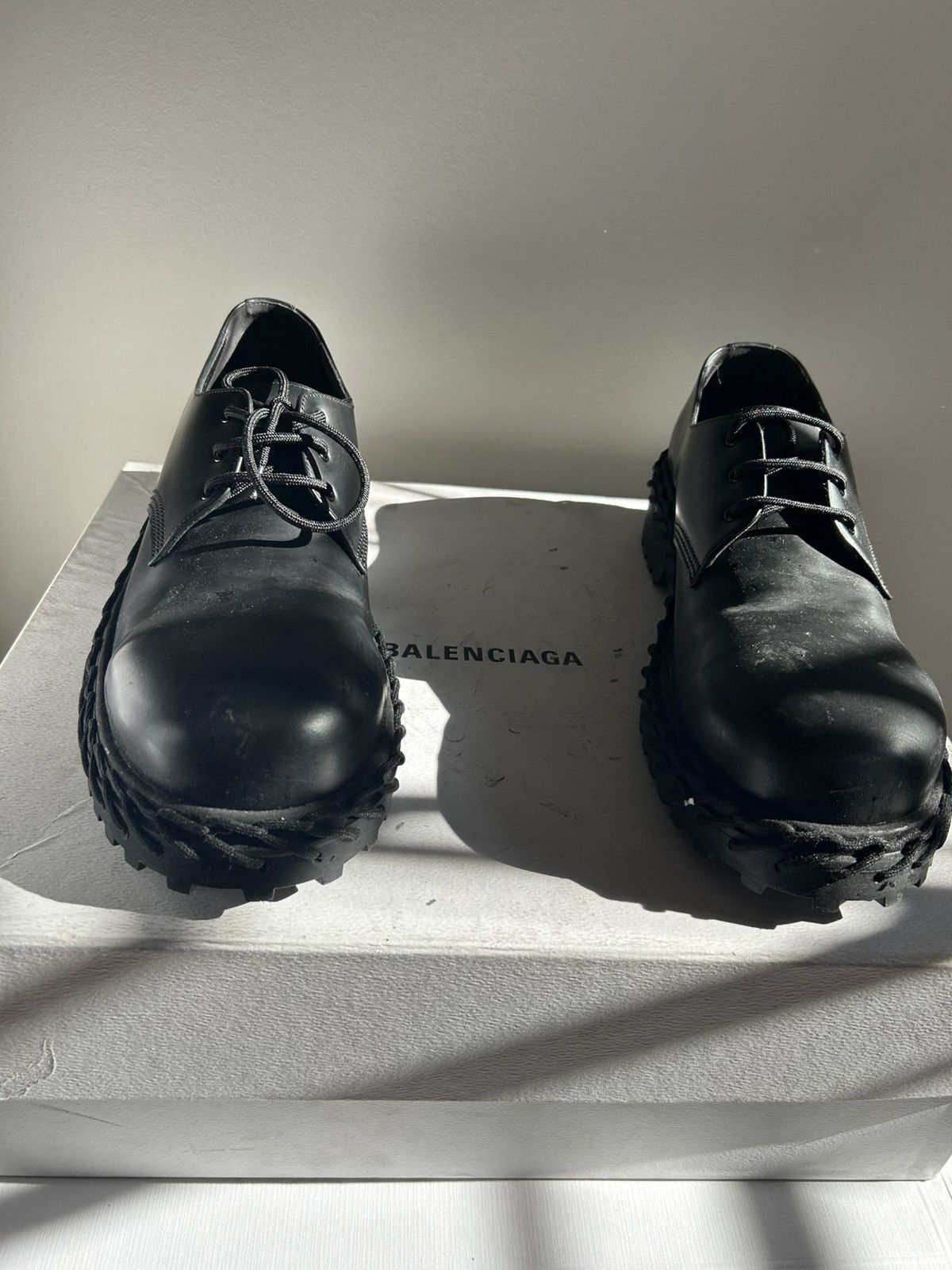 Balenciaga Balenciaga lace detail shoes Size US 12 / EU 45 - 3 Thumbnail