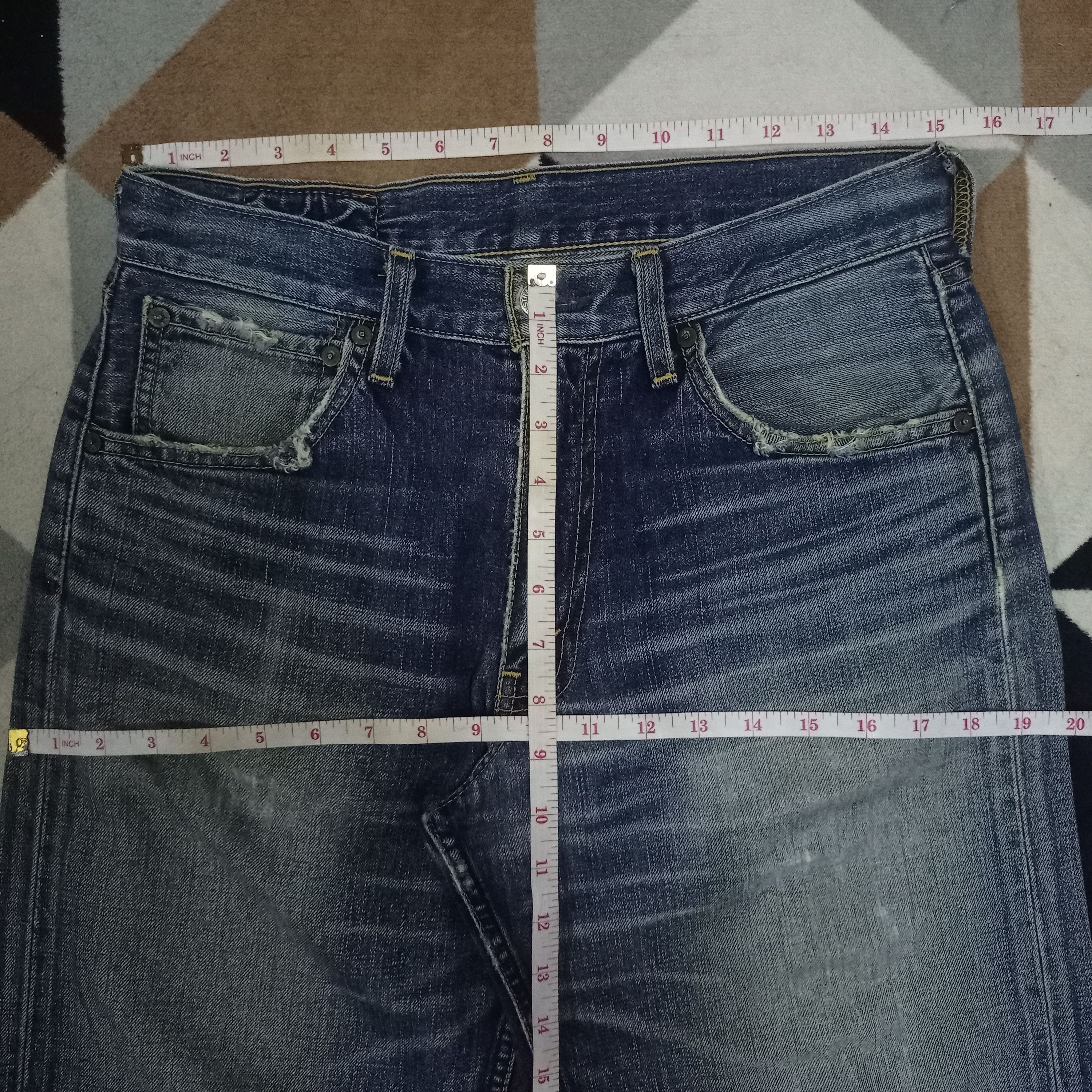 Levi's × Levi's Vintage Clothing Vintage 90s Levis 503 Sanforized Distressed Baggy Jeans Size US 30 / EU 46 - 11 Thumbnail