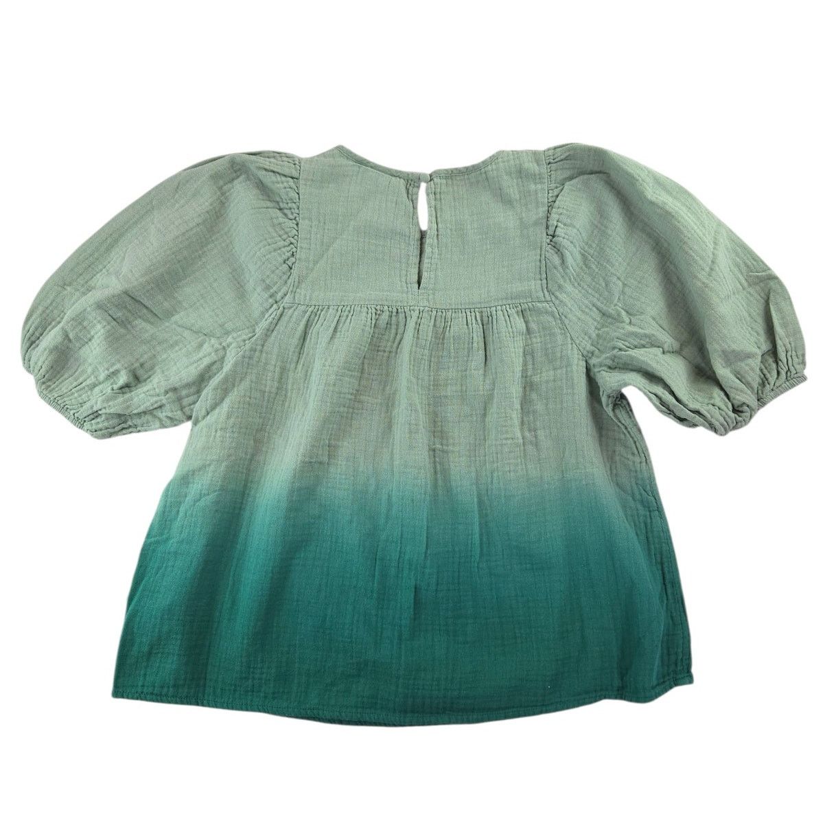 Other Universal Thread | Teal Ombre Gauzy Peasant Blouse | Size XS Size XS / US 0-2 / IT 36-38 - 4 Thumbnail