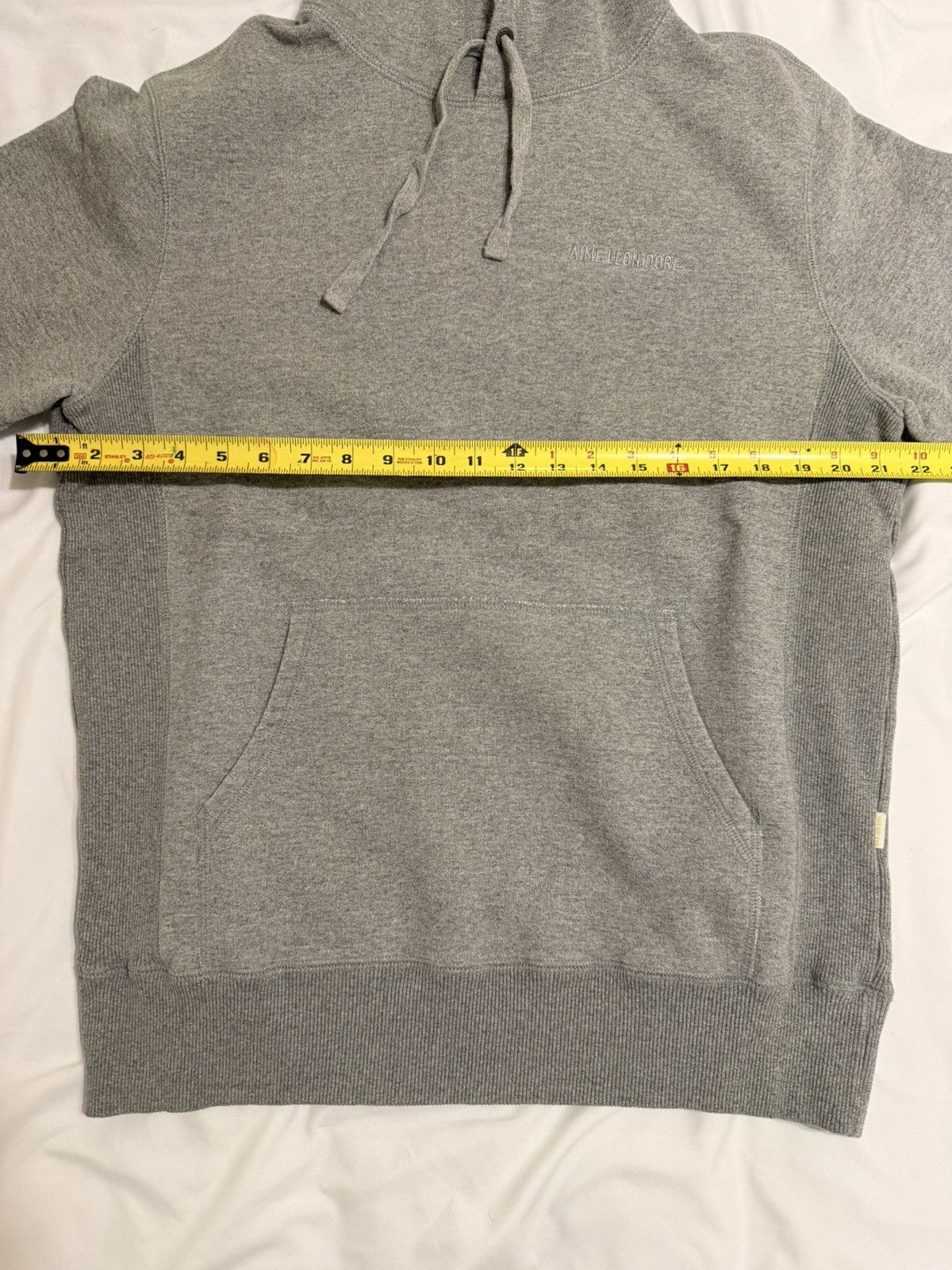 Aime Leon Dore Aimé Leon Dore Grey Logo Hoodie Size US M / EU 48-50 / 2 - 4 Thumbnail