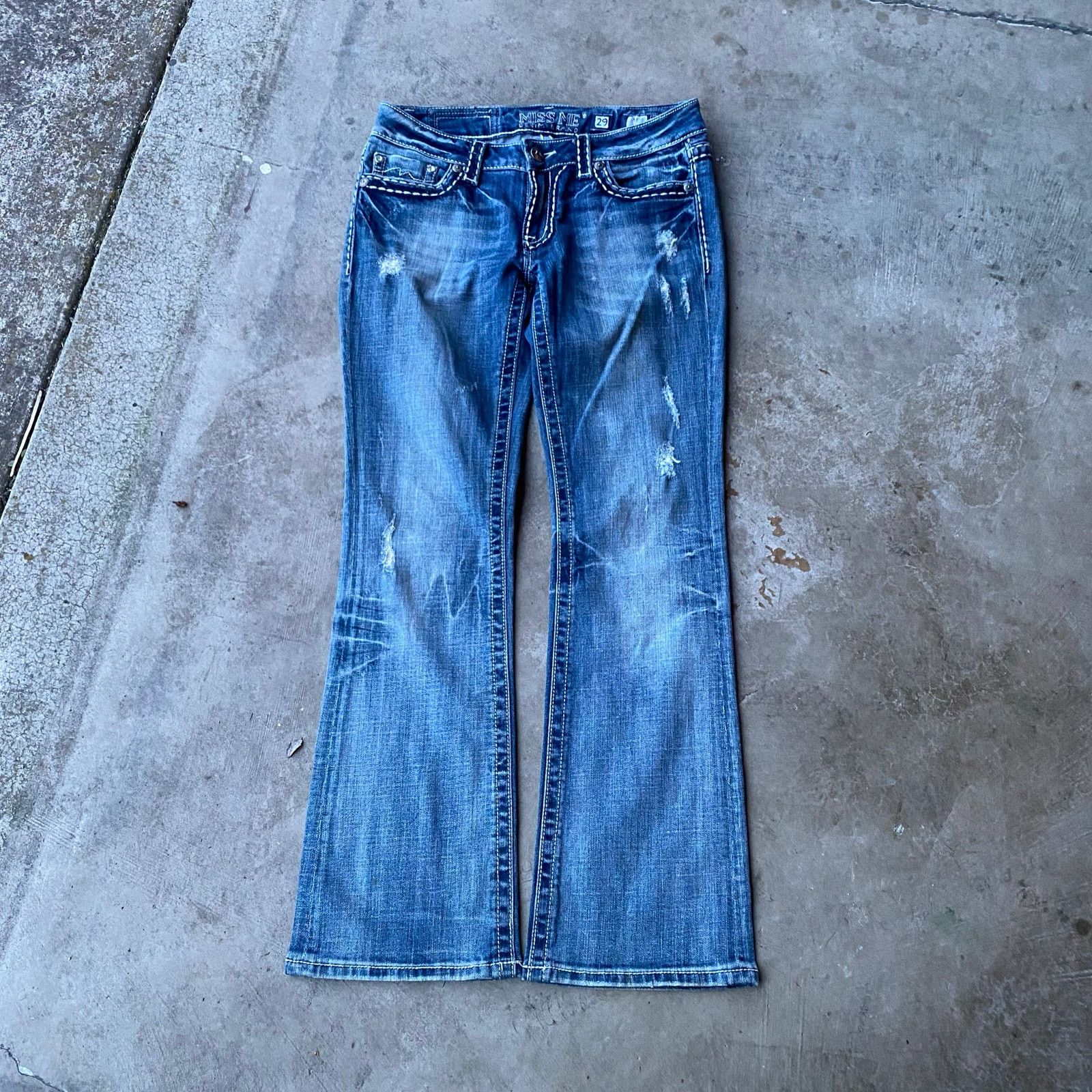Vintage VINTAGE MISS ME BOOTCUT JEANS 29X31 Y2K 00S Size 29" - 2 Thumbnail