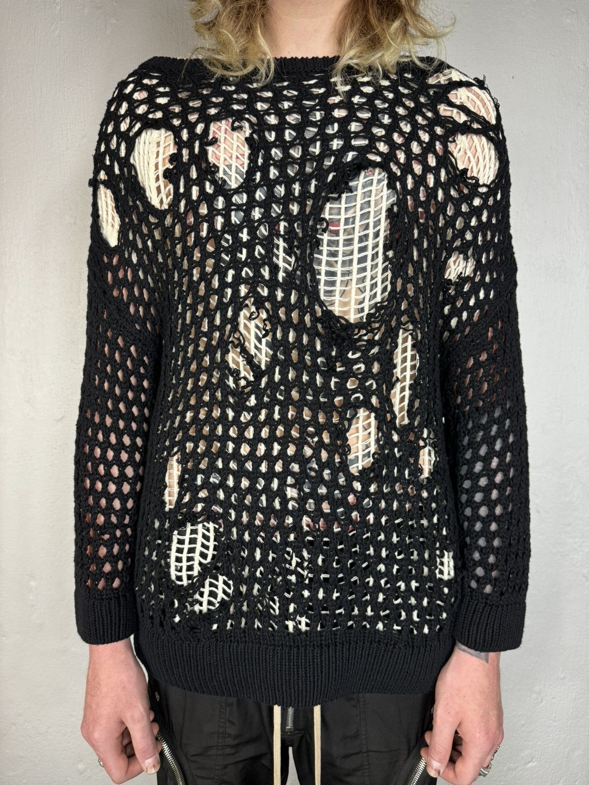 Japanese Brand Vonaudy Loose Knit 2-1 Sample Size US M / EU 48-50 / 2 - 3 Thumbnail