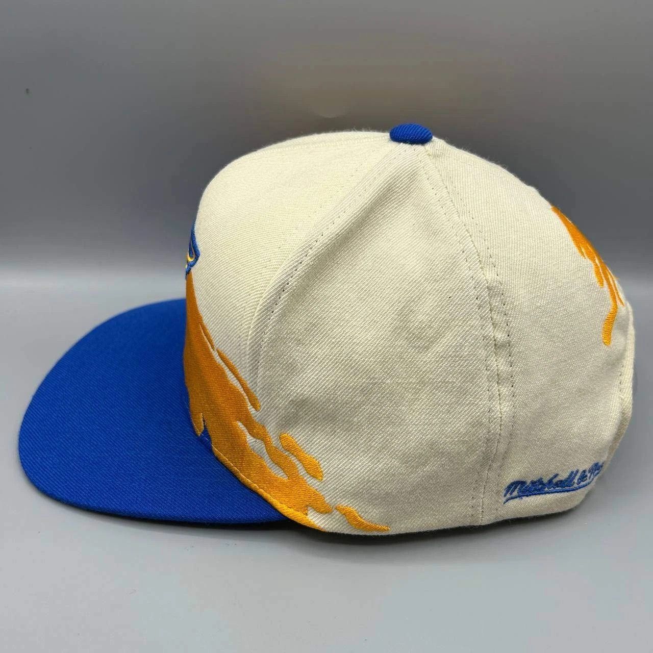 Mitchell & Ness St. Louis Blues Hat Men Blue Embroidered Snap Back Cap Wool Size ONE SIZE - 7 Thumbnail