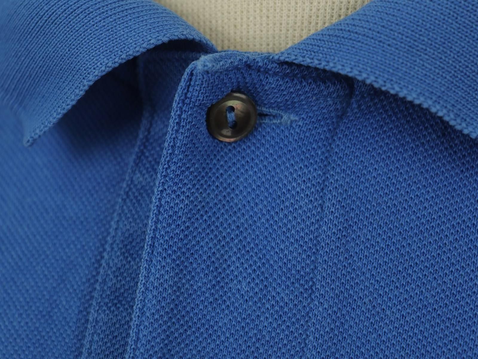 Lacoste Lacoste Blue Collared Casual Classic Fit Polo Shirt Size 4 Size US M / EU 48-50 / 2 - 2 Thumbnail