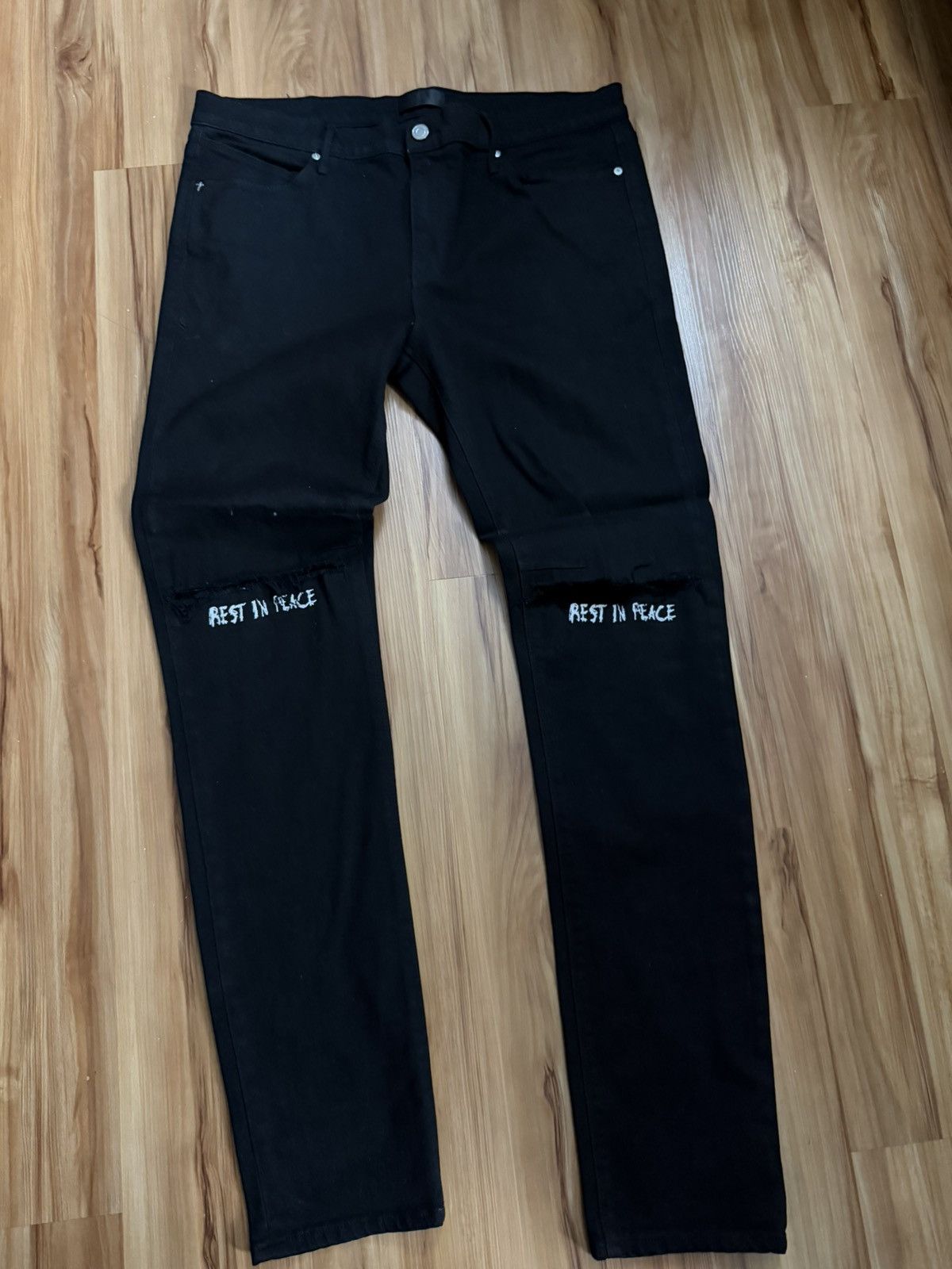RTA ‘Rest In Peace’ Jeans - Black