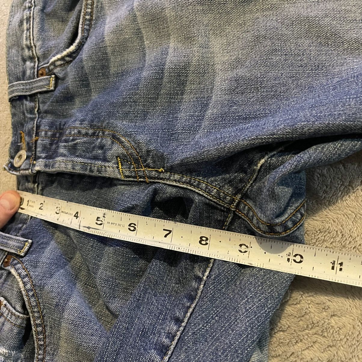 Lucky Brand VTG Lucky Brand Jeans Womens 4/27 Blue Bootcut Made USA Y2K Size 29" - 8 Thumbnail