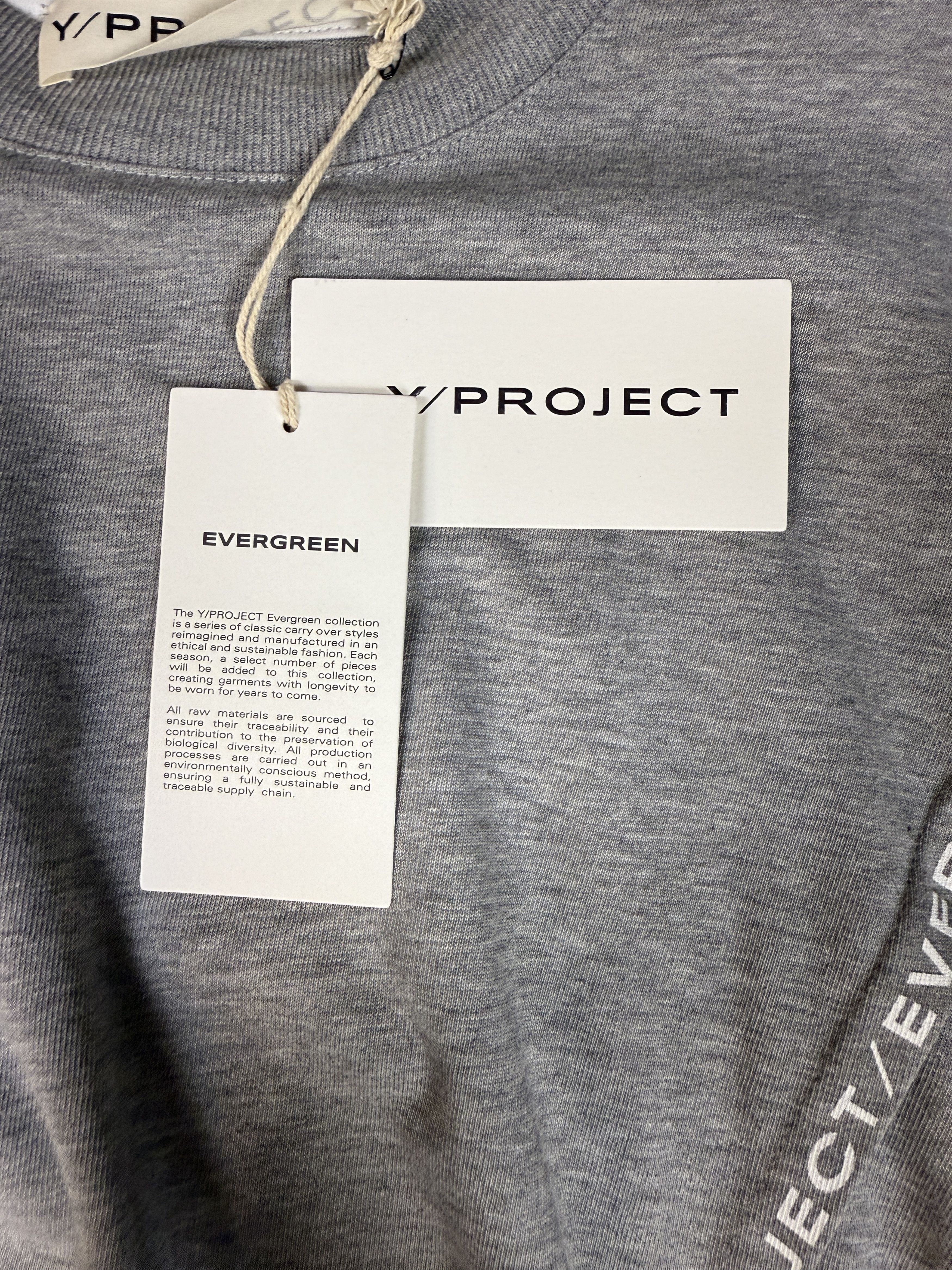 Y/Project $420 NWT Y/Project Evergreen Pinched Logo Bodysuit Size M / US 6-8 / IT 42-44 - 10 Thumbnail
