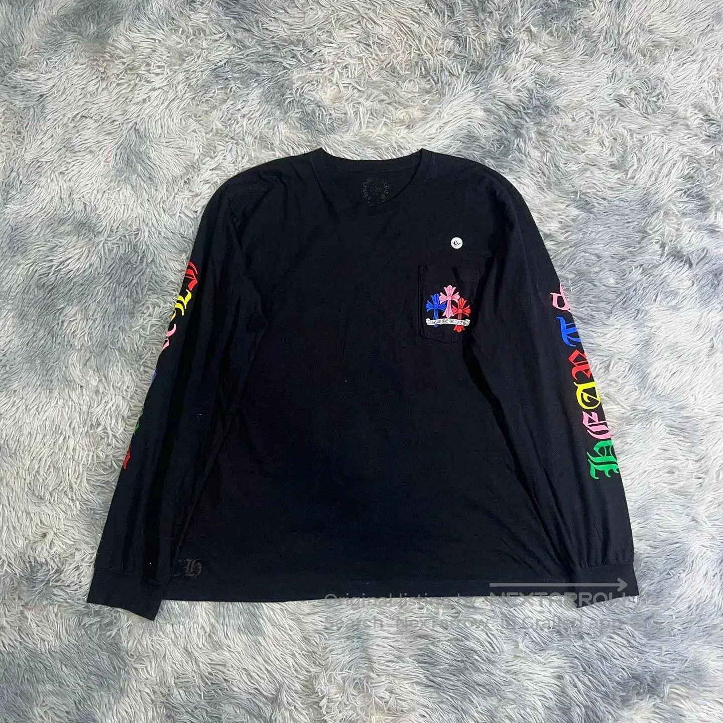 Chrome Hearts Chrome Hearts Colorful Cross Long-Sleeve T-Shirt. Size US XXL / EU 58 / 5 - 1 Thumbnail