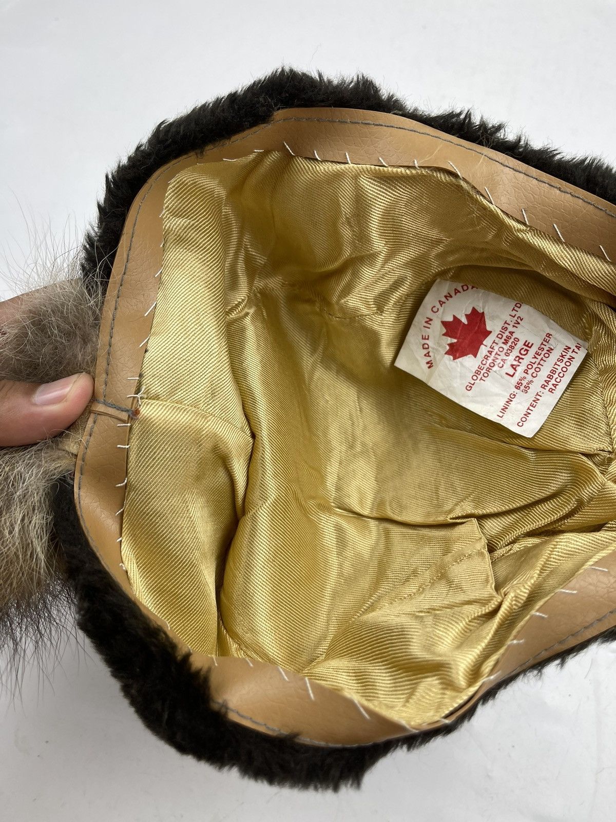 Other rabbit skin hat wit racoon tail tc26 Size ONE SIZE - 9 Thumbnail