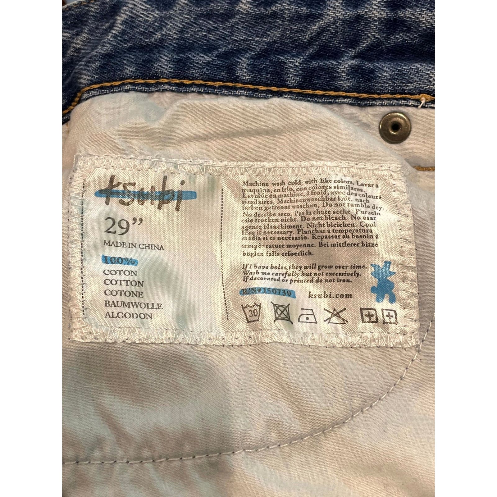 Ksubi Ksubi Light Wash Jeans Size US 29 - 4 Thumbnail