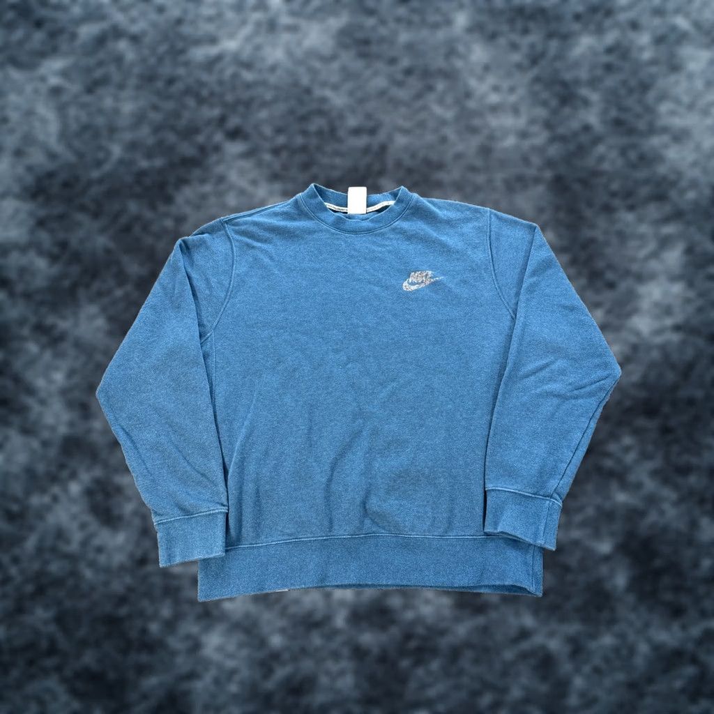 Nike Nike Sweatshirt Mens M Blue Zero Carbon Crewneck Blue Fleece Pullover DM5630-404 Sports Breathable Regular Size M Shoes? Size US M / EU 48-50 / 2 - 1 Thumbnail
