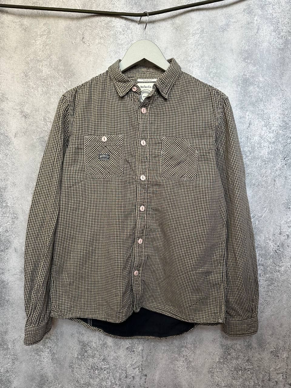Diesel Diesel Co. Western Work Shirt Plaid Vintage Style Slim Fit Size US M / EU 48-50 / 2 - 2 Thumbnail
