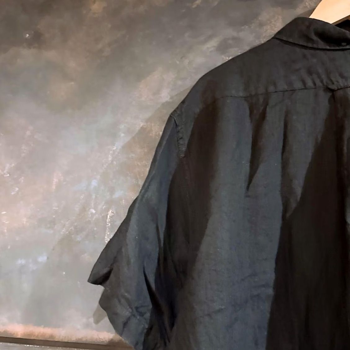 Engineered Garments ENGINEERED GARMENTS Button-down Pullover Shirt Black Size XL Short Sleeve Used Size US XL / EU 56 / 4 - 5 Thumbnail