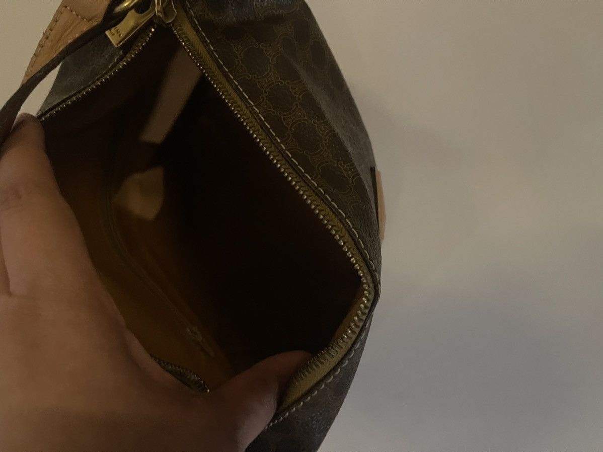 Celine × Vintage Celine Macadam Triomphe Pochette Handbag Size ONE SIZE - 8 Thumbnail