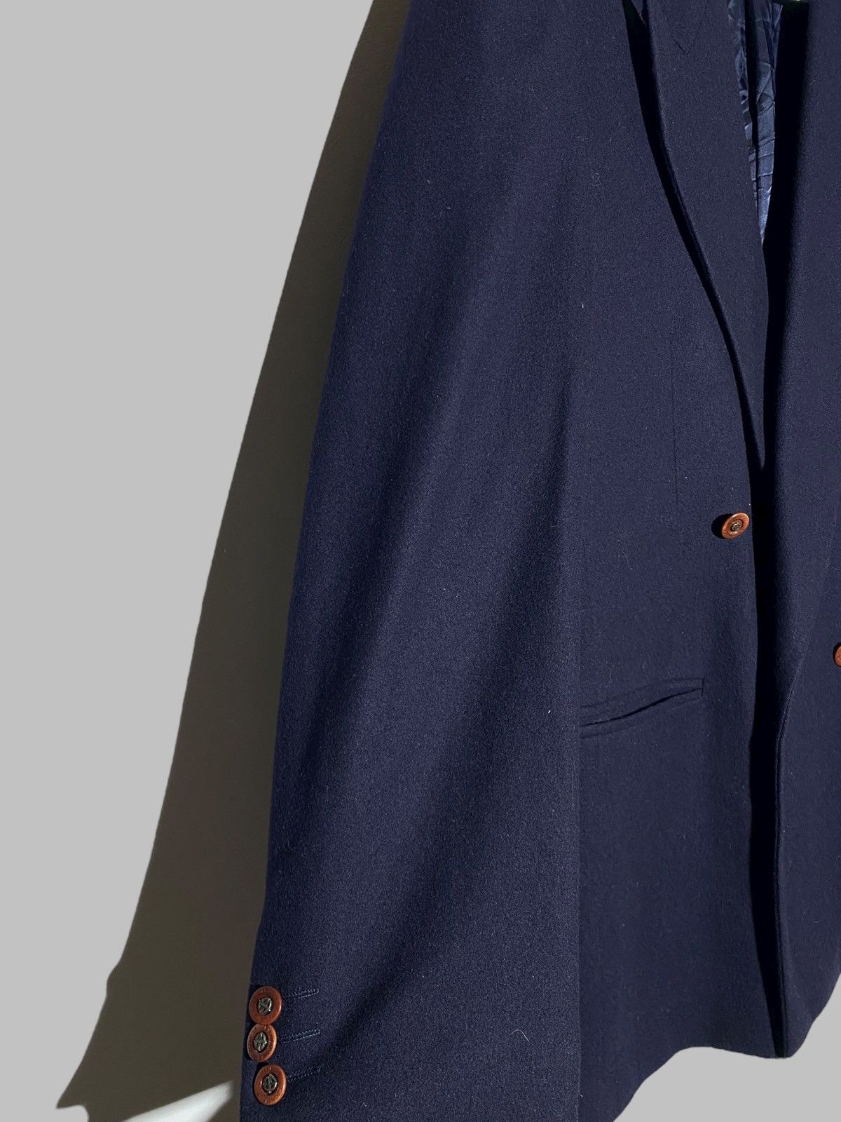 Missoni Missoni Example Double Breasted Blue Wool Blazer Size 50R - 13 Thumbnail