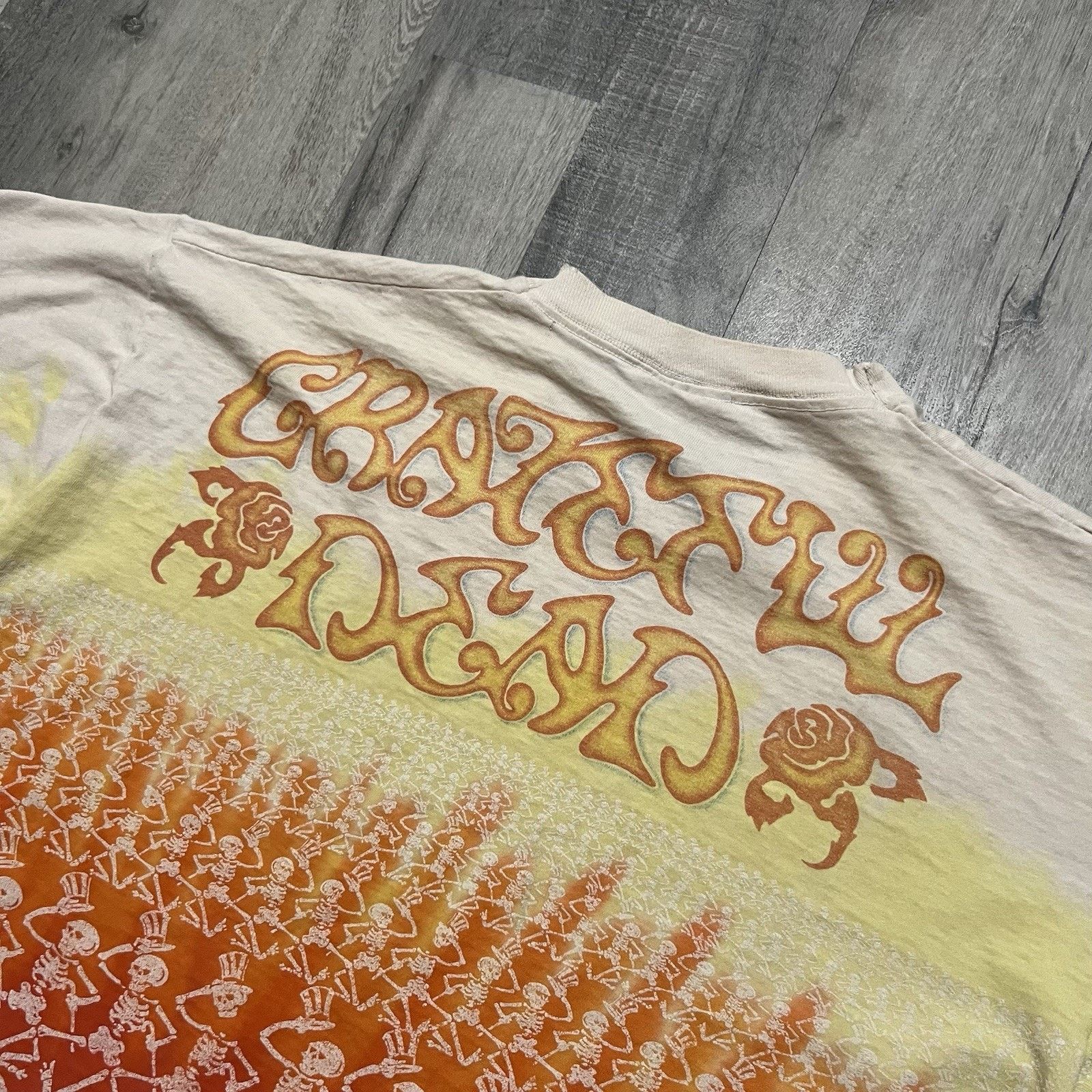 Liquid Blue VTG Grateful Dead Shirt Tie Dye Dancing Skeletons Band Tee Size US XL / EU 56 / 4 - 7 Thumbnail