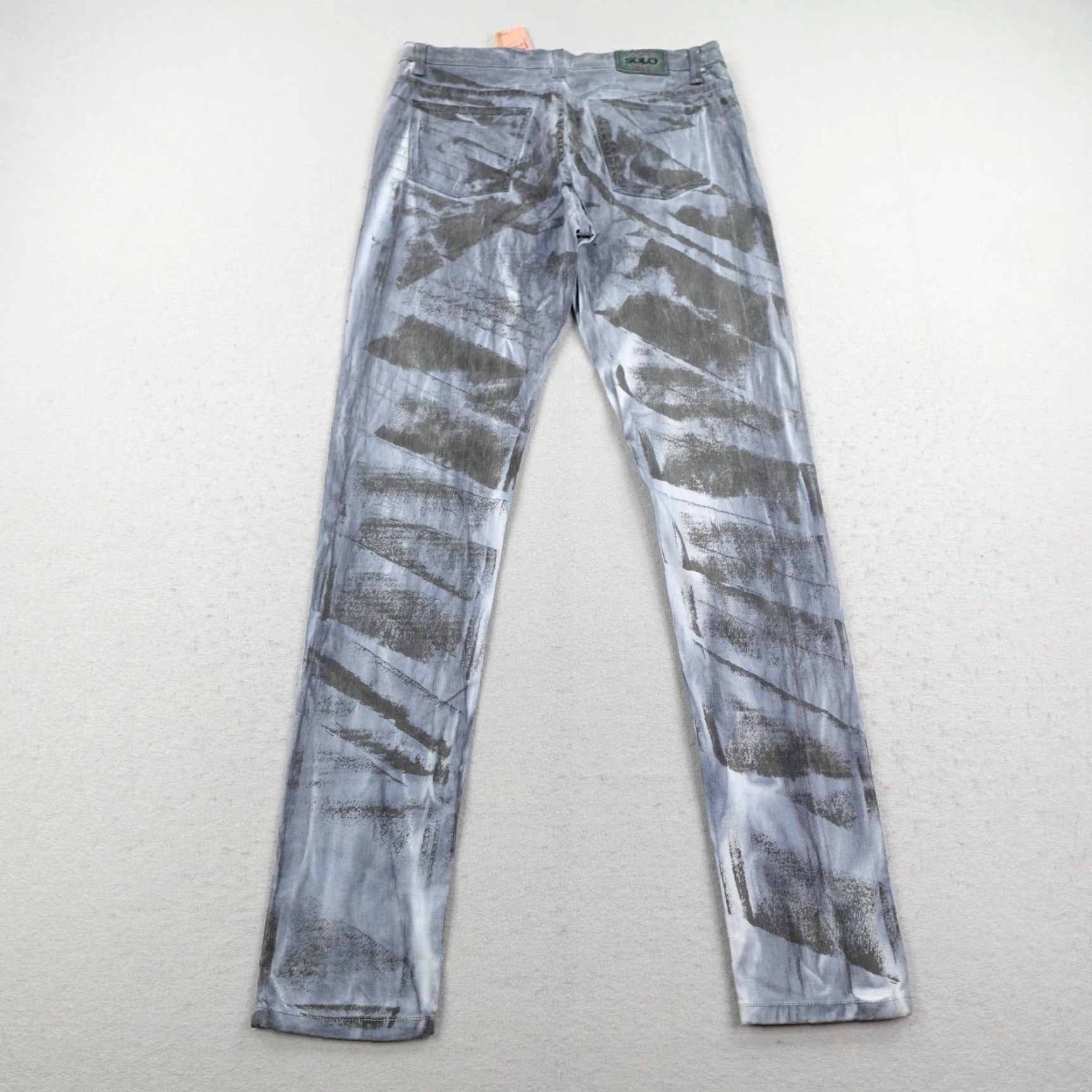 Vintage VINTAGE Solo Semore Jeans Mens 34 Blue Tie Dye Skinny Slim Fit Deadstock USA NEW Jeans Mens 34 Blue Tie Dye Skinny Slim Fit Deadstock USA NEW Size US 34 / EU 50 - 5 Thumbnail