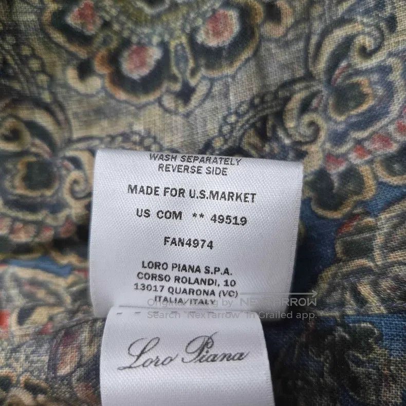 Loro Piana Loro Piana 24 Summer Retro Linen Shirt Jacket for Men Size US M / EU 48-50 / 2 - 5 Thumbnail