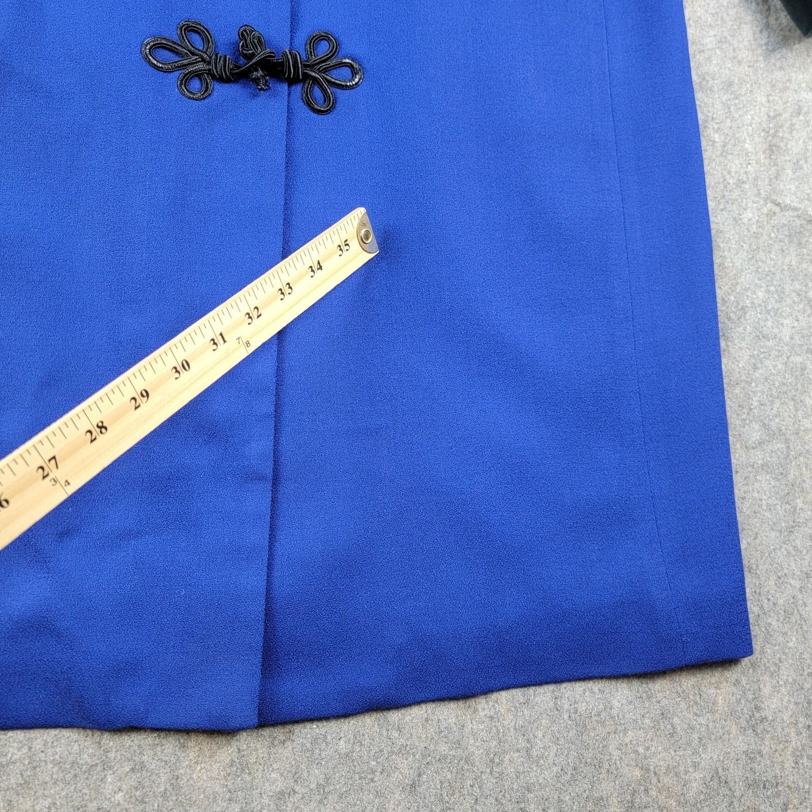 Oleg Cassini Oleg Cassini Vintage Frog Clip Wool Over Coat Jackie O Size XL / US 12-14 / IT 48-50 - 16 Thumbnail
