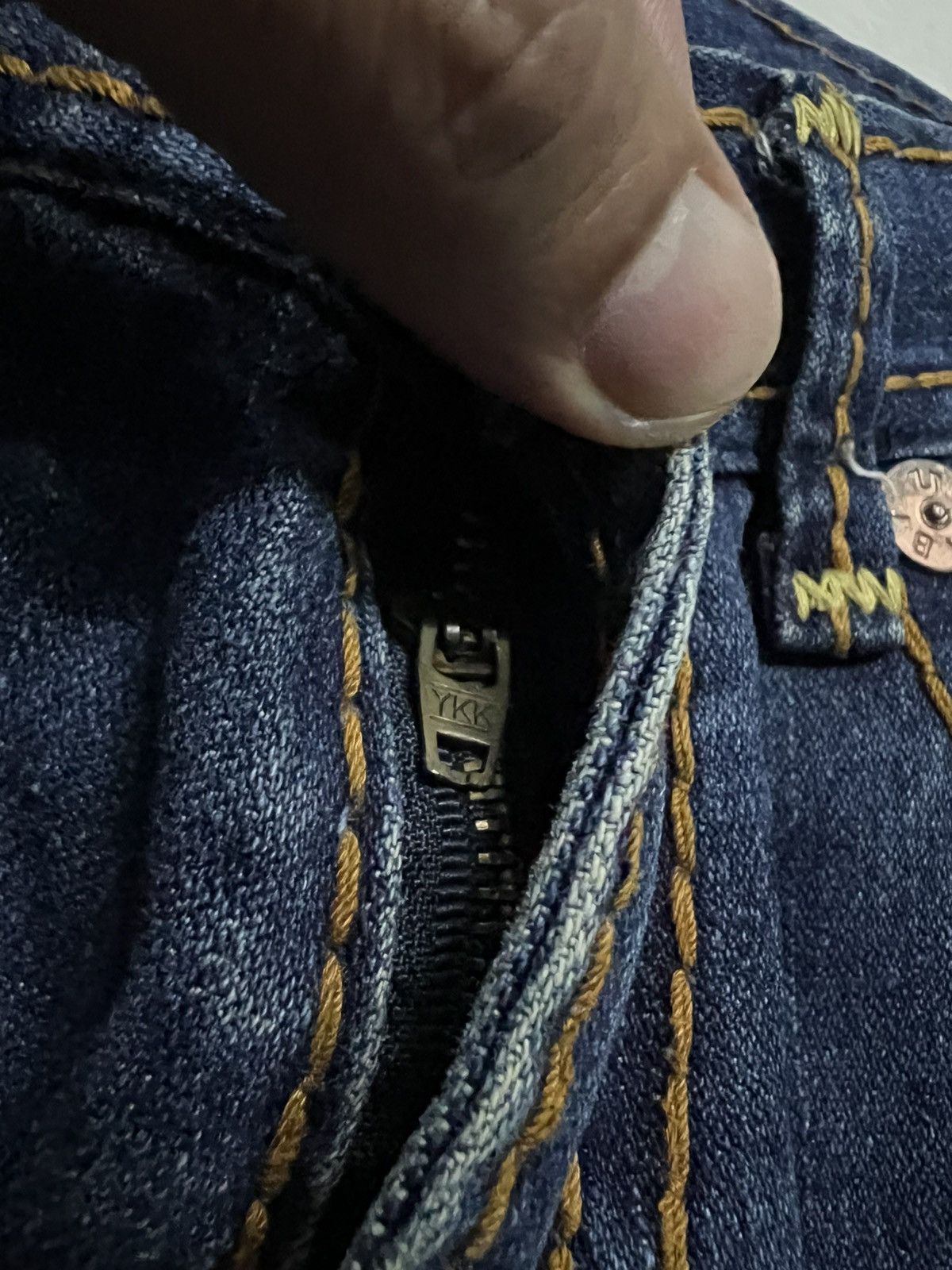 True Religion 💥Flare💥Twist Leg True Religion Billy Giant Big T Jeans Size US 34 / EU 50 - 13 Thumbnail
