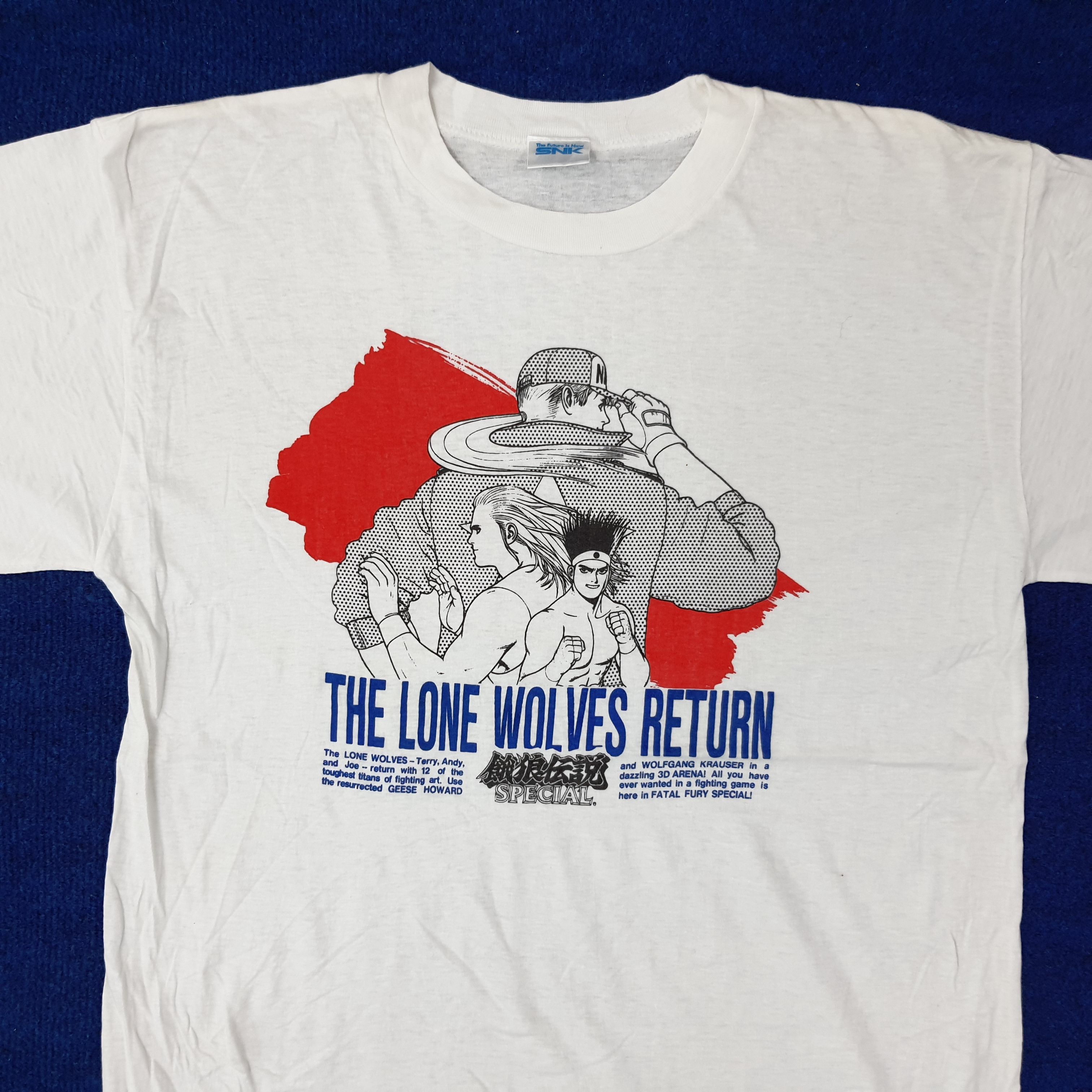 Vintage Vintage King of Fighter Terry Bogard Game Tshirt C249N21 Size US M / EU 48-50 / 2 - 2 Thumbnail