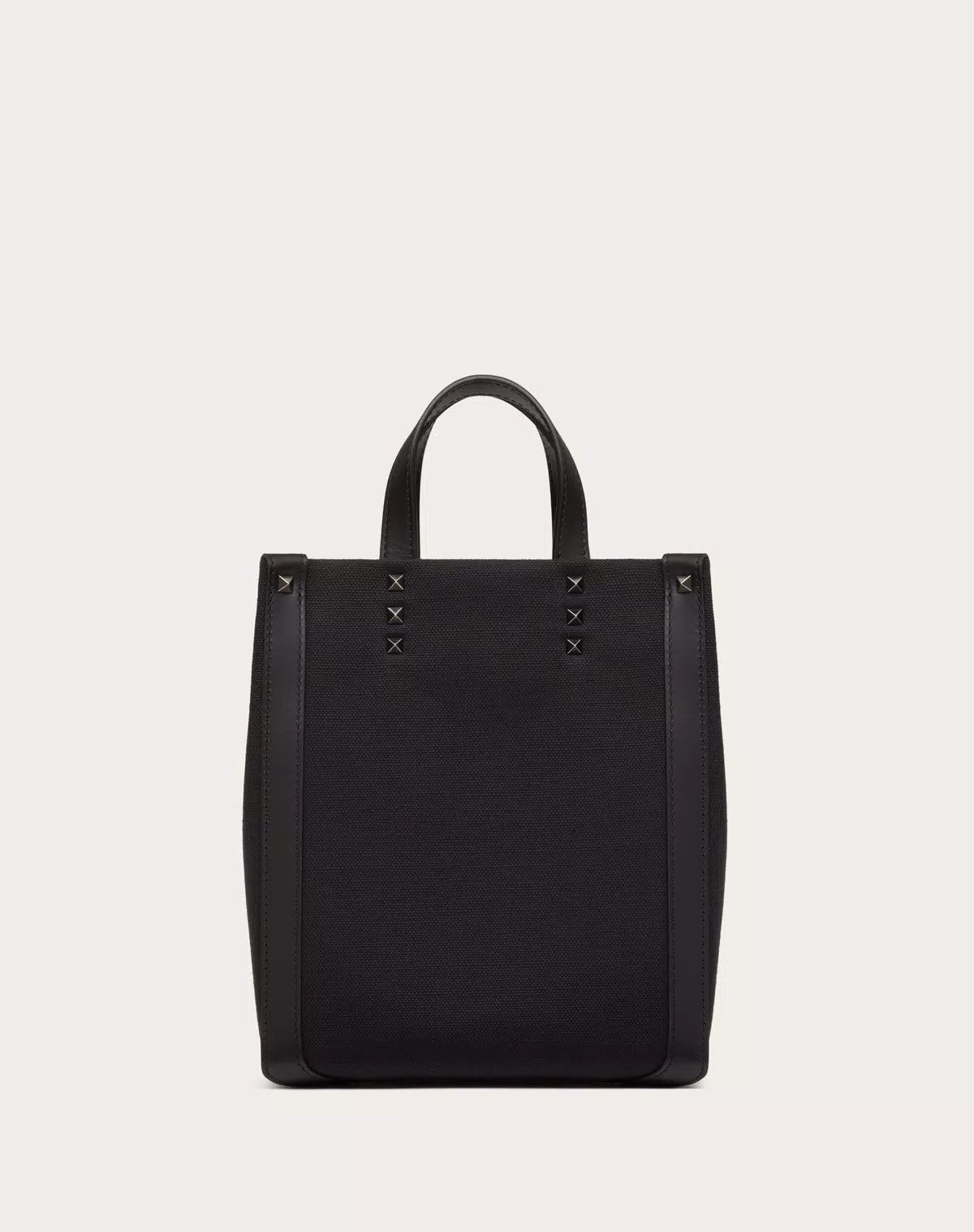Valentino oc11z0725 Size: OS/ Ecolab Mini Canvas Shopper in Black Size ONE SIZE - 3 Thumbnail