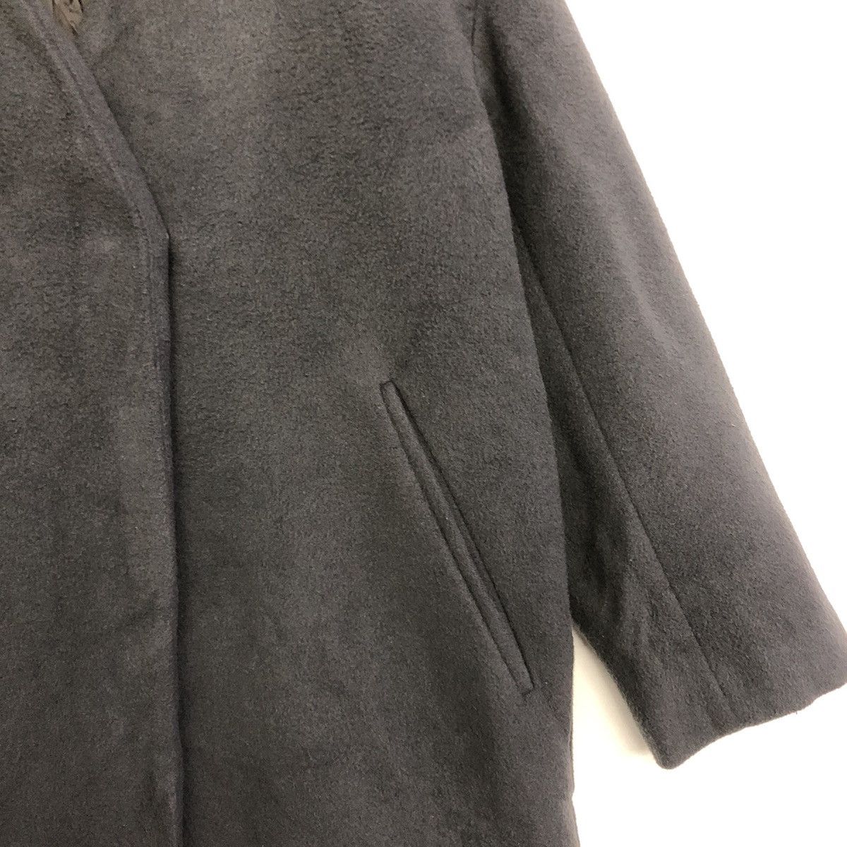 Japanese Brand IENA MANTECO NON-COLLAR WINTER LONG COAT Size XS / US 0-2 / IT 36-38 - 8 Thumbnail