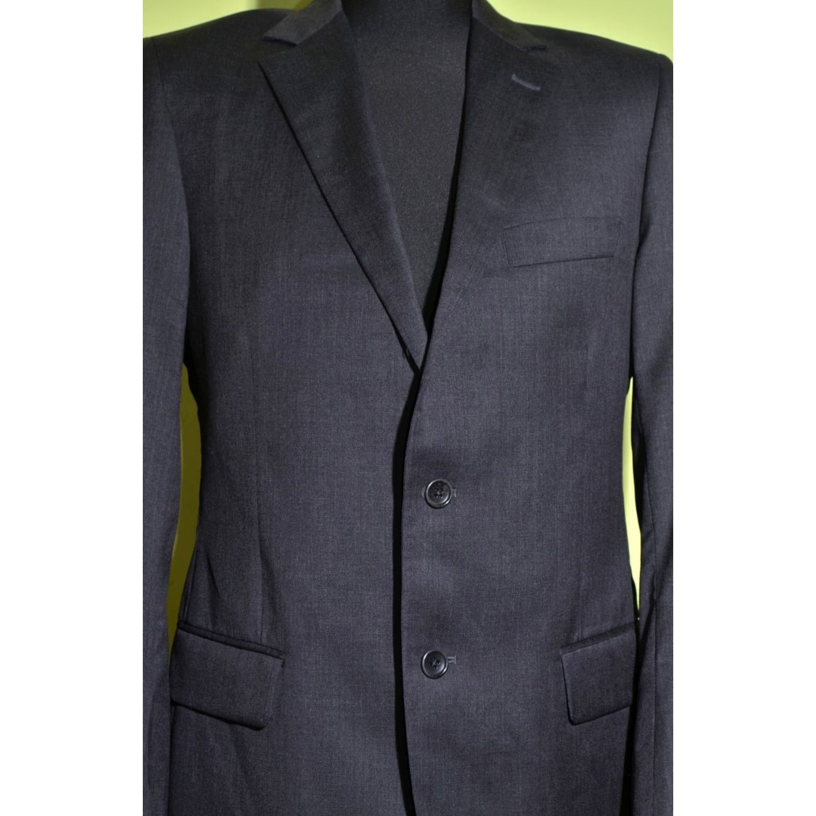 Brooks Brothers BROOKS BROTHERS 1818 Fitzgerald 2Button Wool Suit Jacket Grey Mens Regular 39 USA MADE Size 40R - 2 Thumbnail