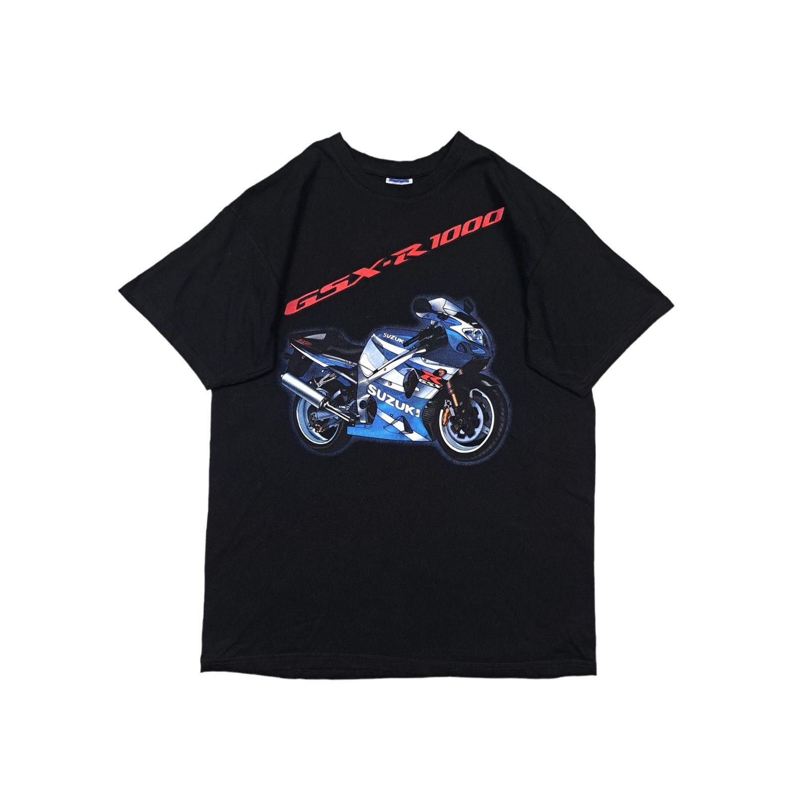 Vintage VERY RARE Vintage XL Suzuki GSX-R 1000 Motor Racing T-shirt Size US XL / EU 56 / 4 - 1 Thumbnail