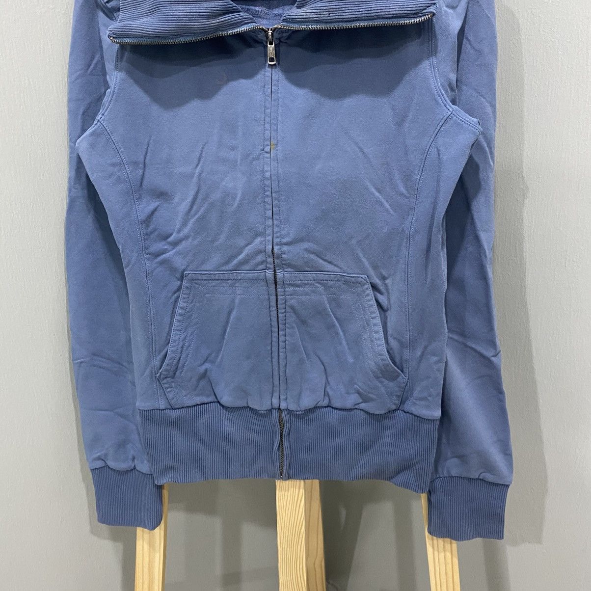 Diesel Diesel Y2K Grunge Cyber Zip-Up Jacket Blue Funnel Neck Size M / US 6-8 / IT 42-44 - 4 Thumbnail