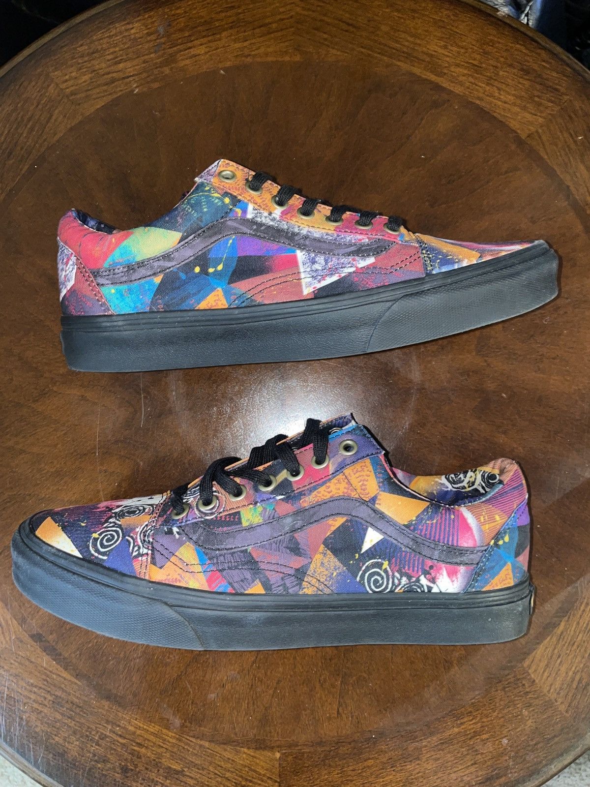 Vans VANS Old Skool Multicolor Abstract Size US 10 / EU 43 - 4 Thumbnail