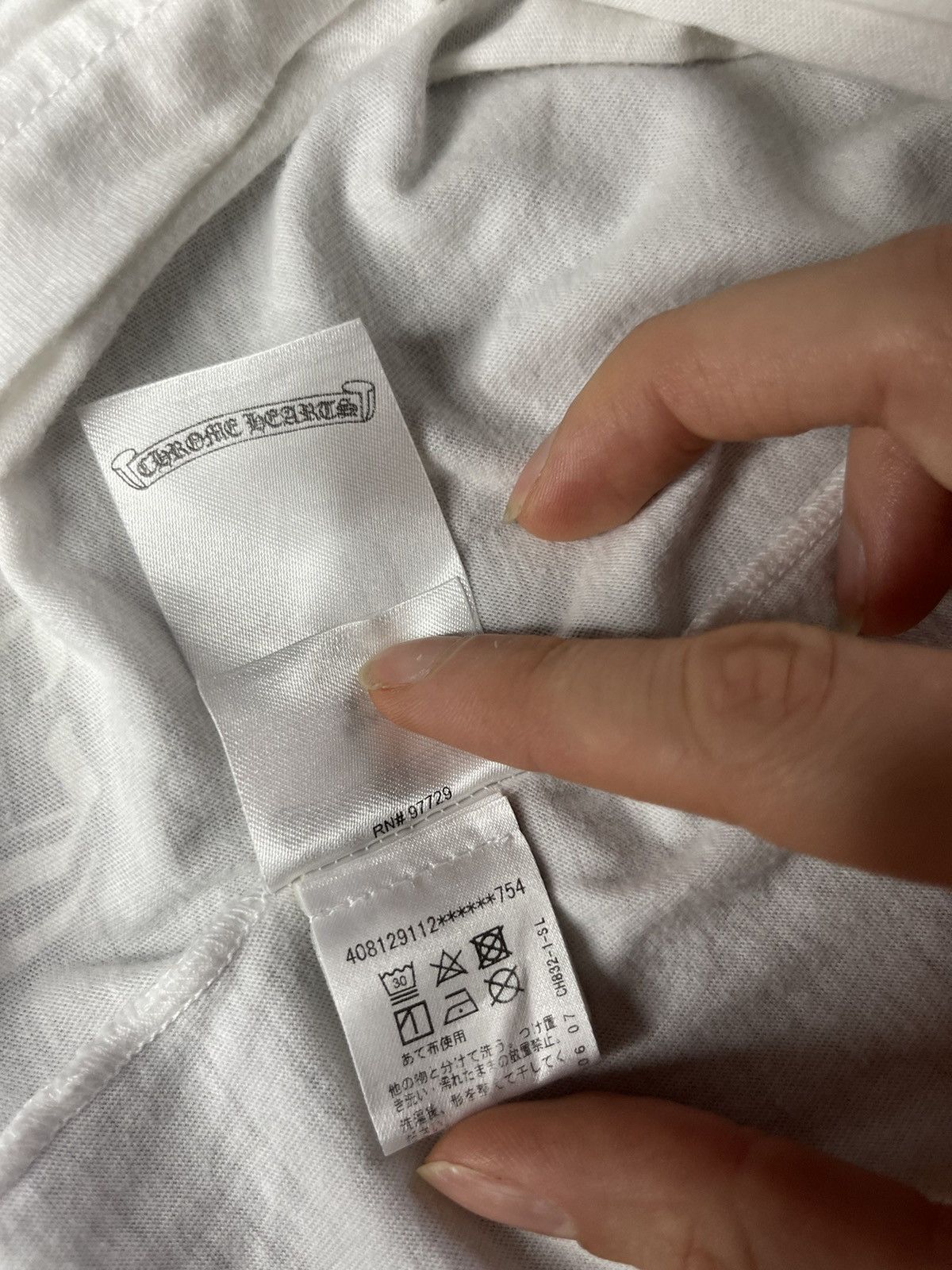 Chrome Hearts Chrome Hearts Scroll Long Sleeve Japan T-Shirt Size US XL / EU 56 / 4 - 13 Thumbnail