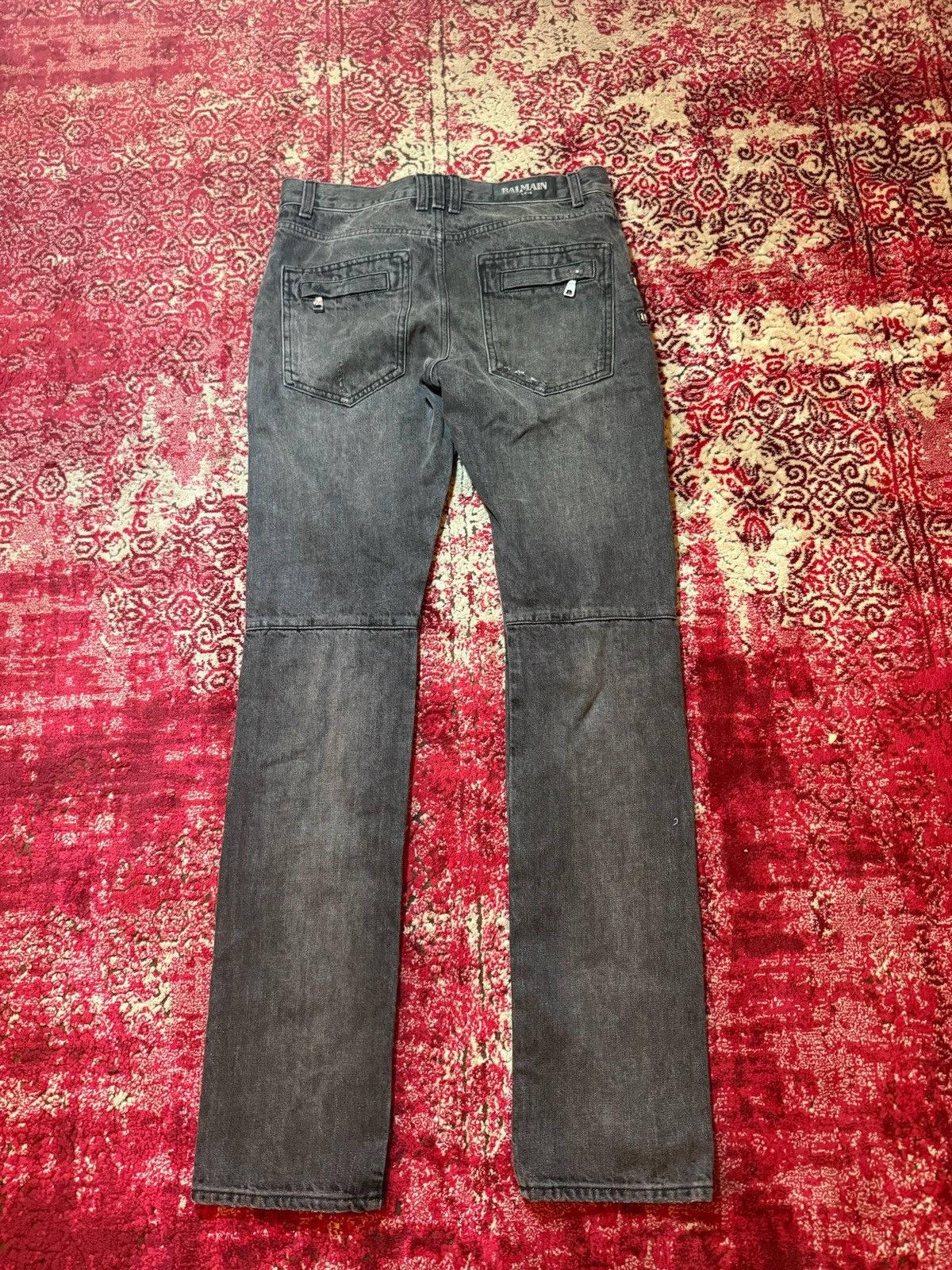 Balmain Balmin Double zipped jeans * Decarin era* Size US 30 / EU 46 - 3 Thumbnail