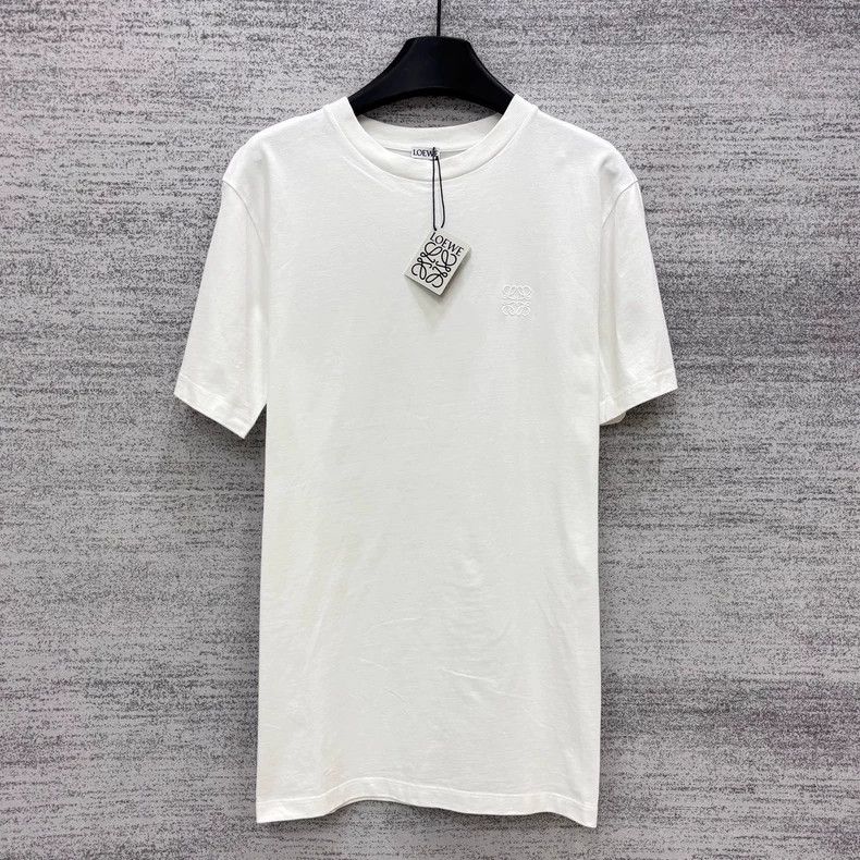 Loewe LOEWE White embroidered logo short sleeves Size XS / US 0-2 / IT 36-38 - 1 Thumbnail