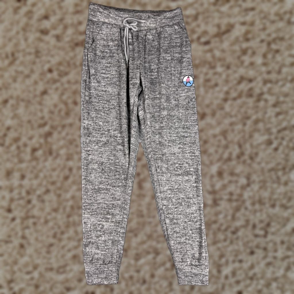 Vintage Clam Digs Womens Joggers Pants Knit Cotton Gray 28 Inseam Small Heather Drawstring Pockets Activewear Casual Womens Medium? Size 28" / US 6 / IT 42 - 1 Thumbnail