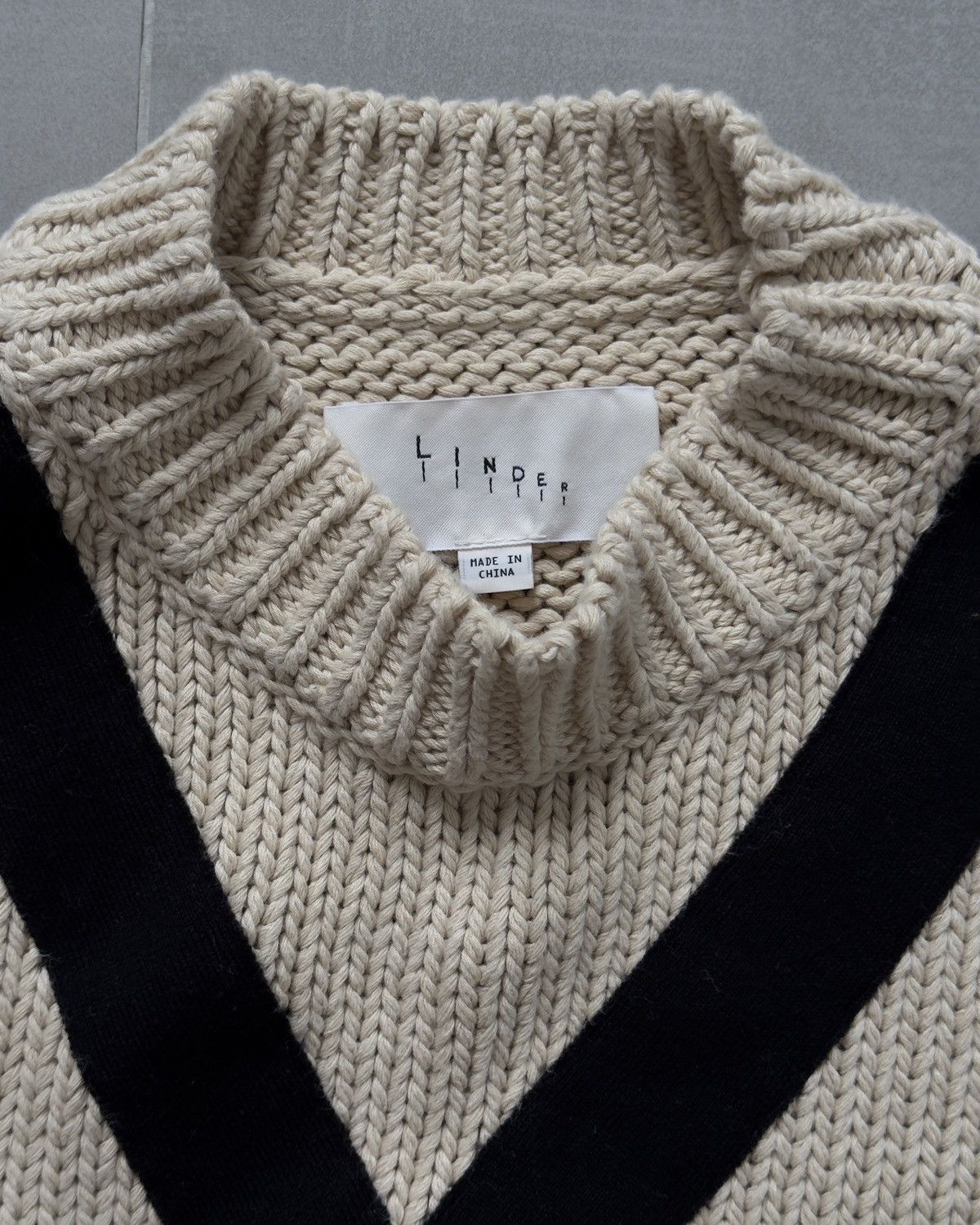 Linder Linder NYC Ivory Sweater Size US L / EU 52-54 / 3 - 3 Thumbnail