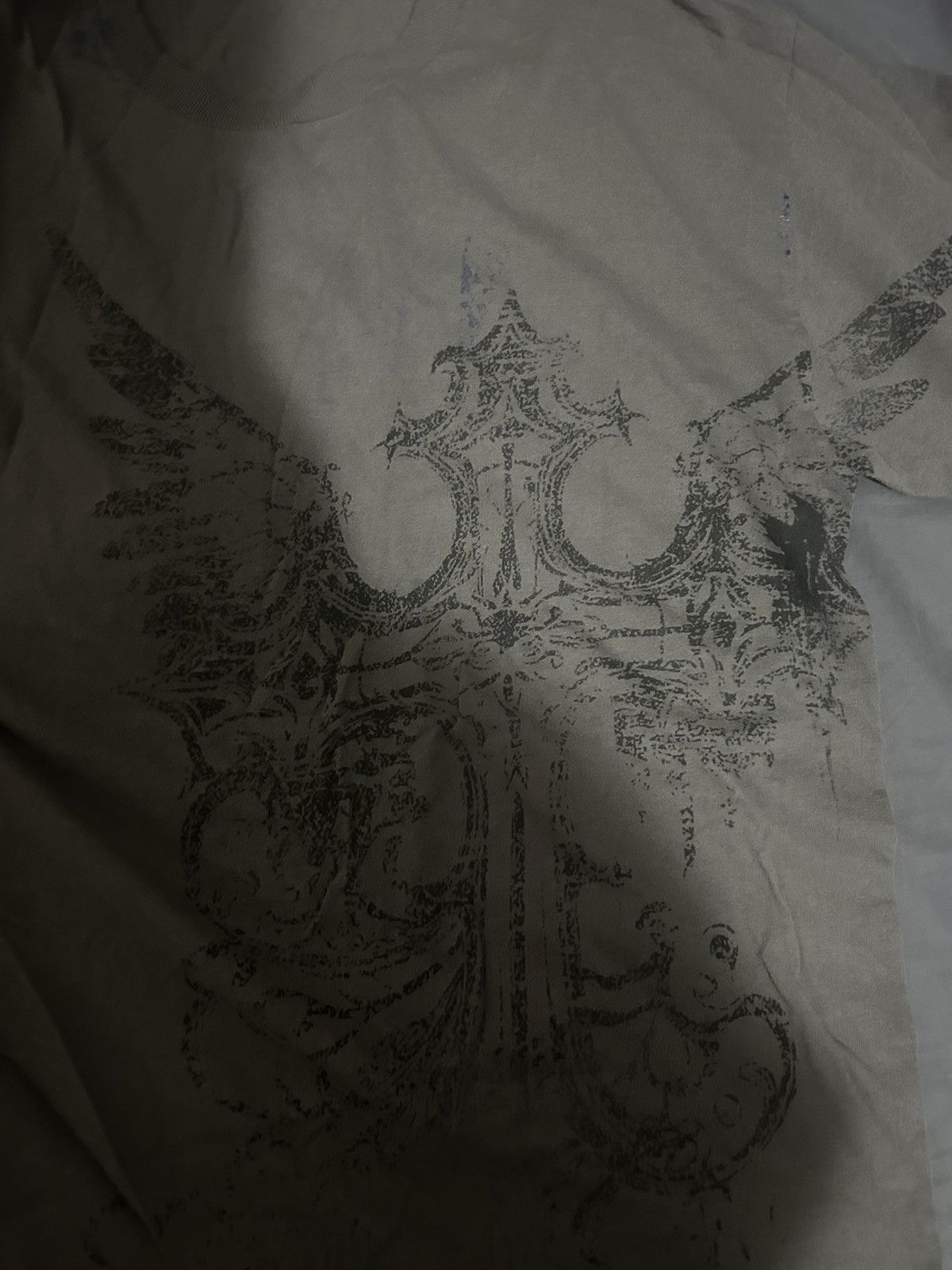Japanese Brand × Vintage Grey And Black Emo Tee Size US M / EU 48-50 / 2 - 4 Thumbnail
