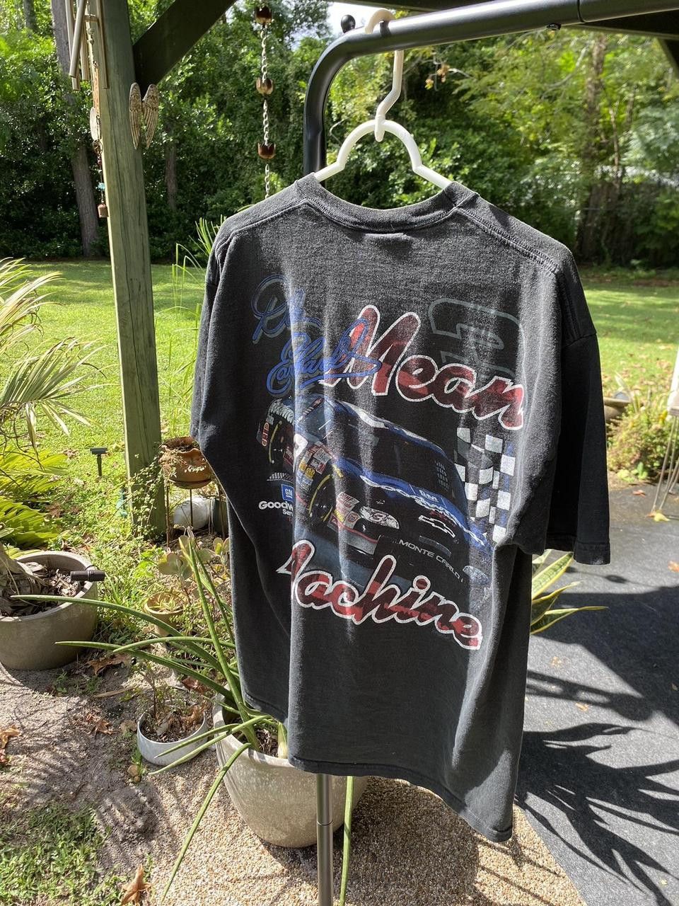 NASCAR Vintage Black Dale Earnhardt NASCAR Mean Machine Graphic tee Size US L / EU 52-54 / 3 - 4 Thumbnail