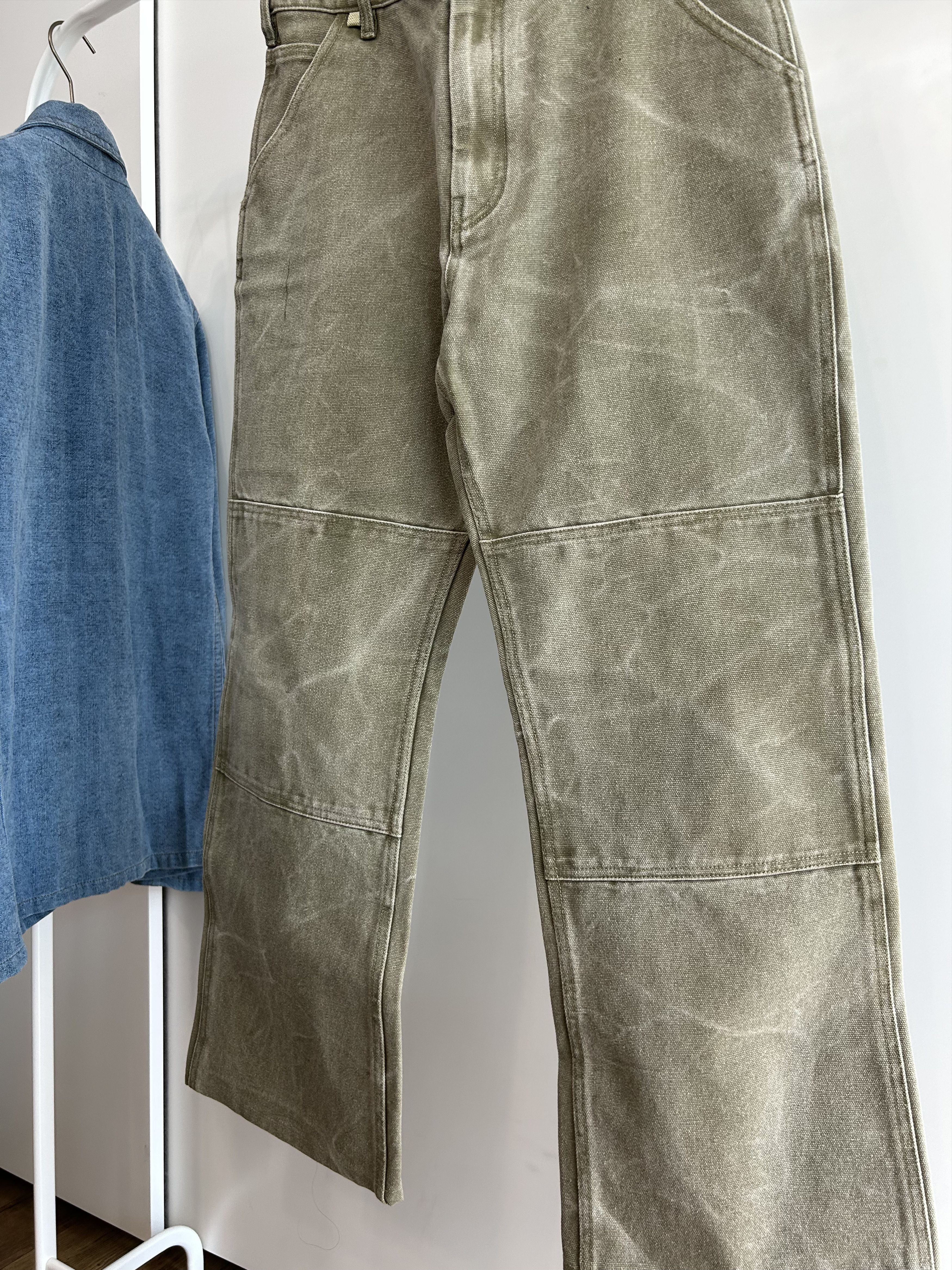 Acne Studios ACNE STUDIOS Washed Double-Knee Crack-Dye Trousers Size US 30 / EU 46 - 2 Thumbnail